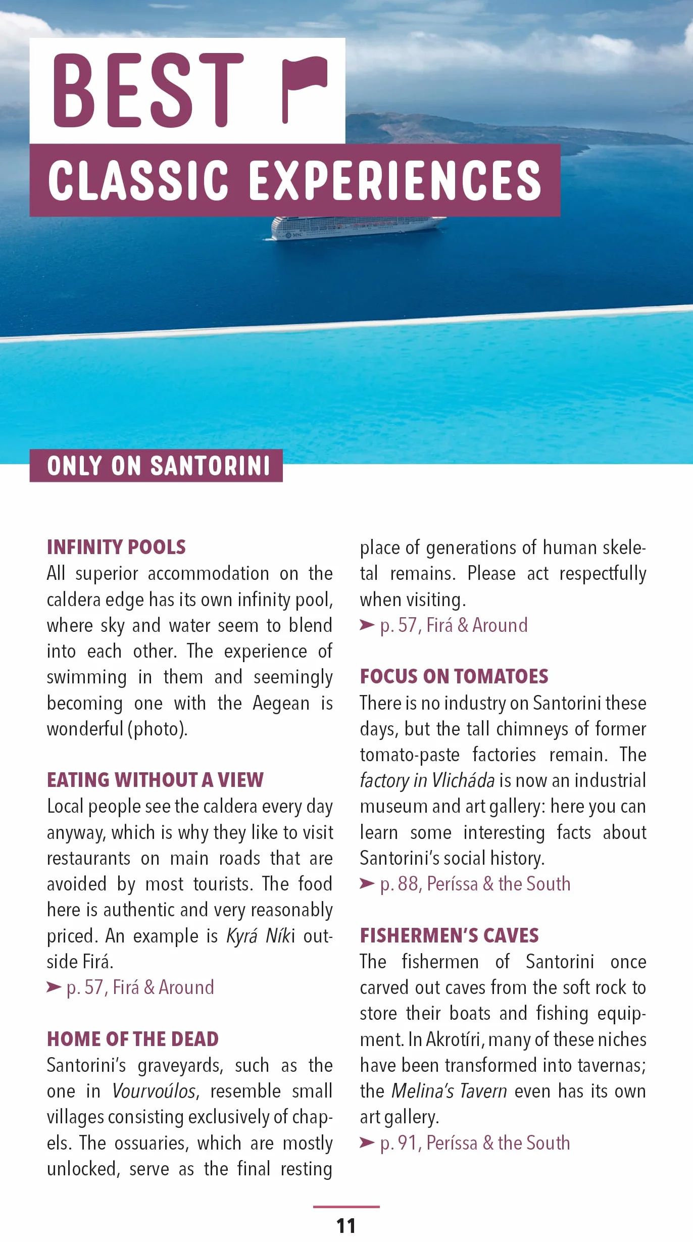 Santorini Marco Polo Pocket Travel Guide - with pull out map