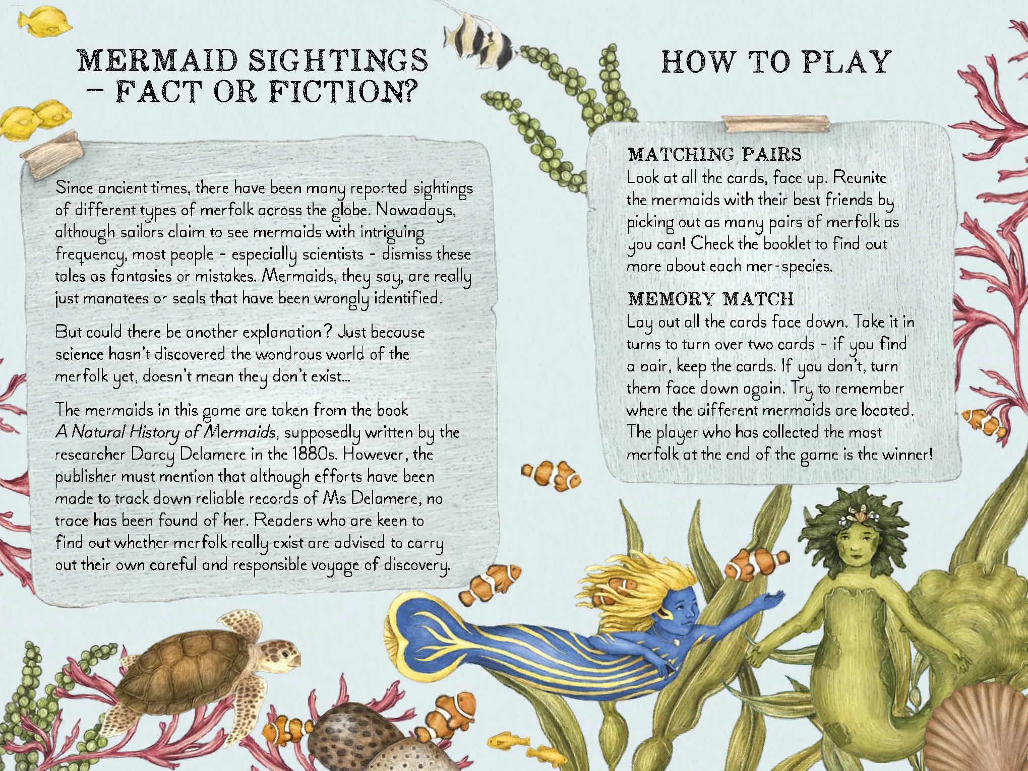 Match the Mermaids: A Memory Game