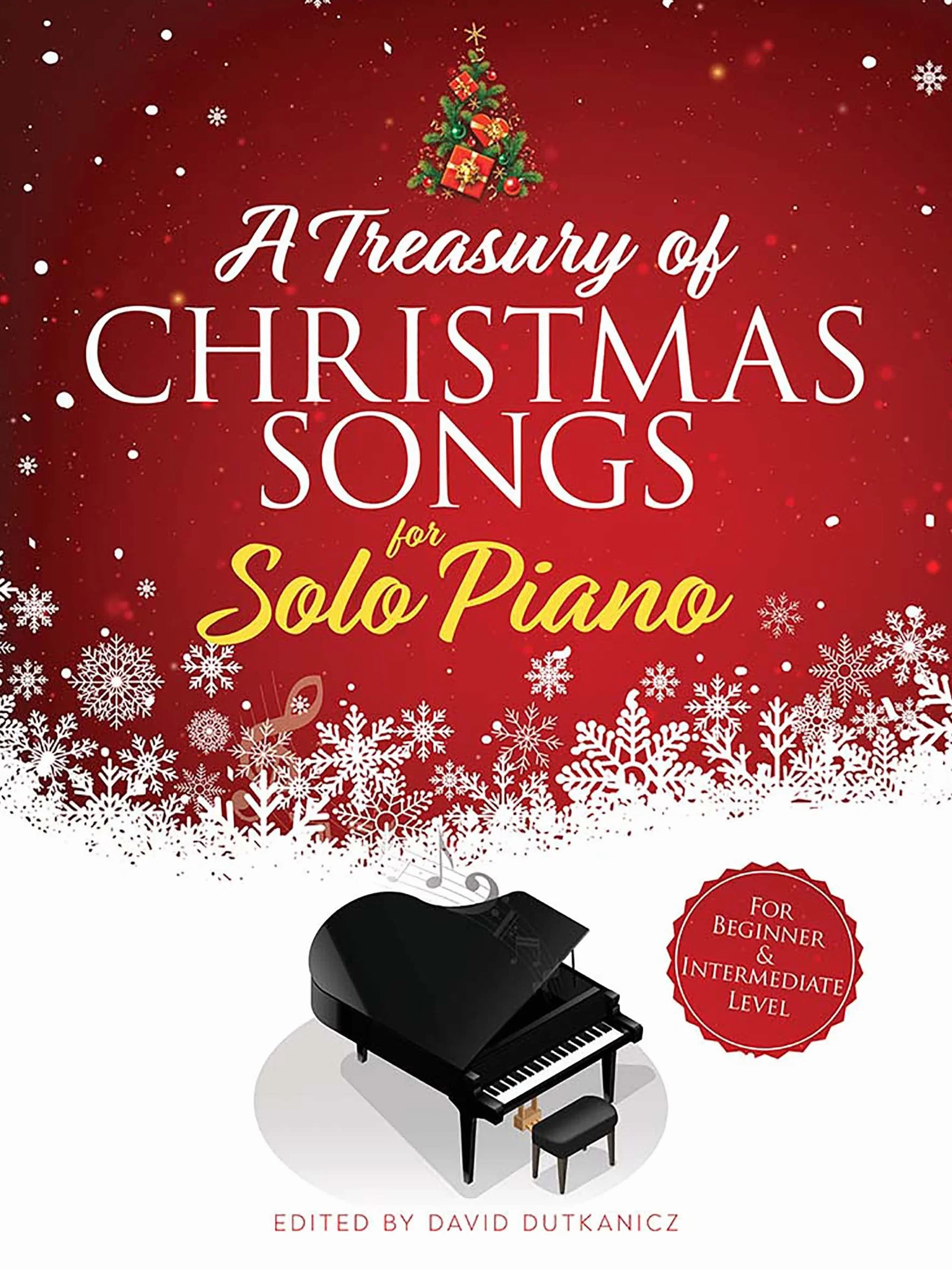 A Treasury of Christmas Songs for Solo Piano: For Beginner & Intermediate Level