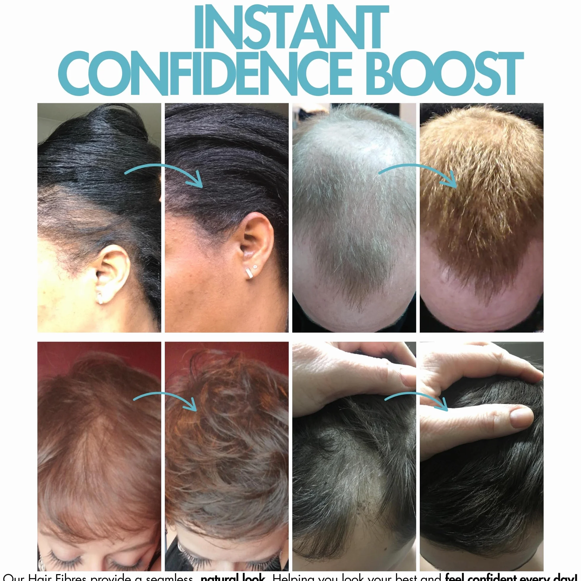 Hair Genetics® Advanced Keratin Hair Fibers – duży wkład 22 g, naturalna koncepcja, aby zaoszczędzić pieniądze, profesjonalny korektor do wypadania włosów, dla mężczyzn i kobiet (czarny)