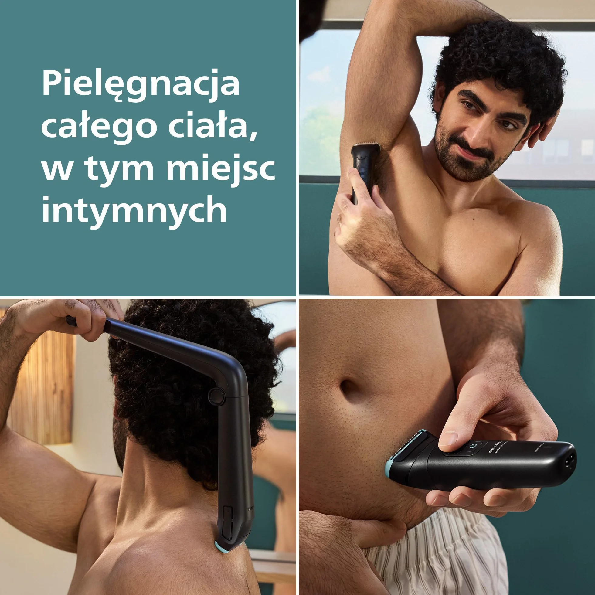 Wymienna folia końcówki trymera do ciała Philips – system Triple Protect, gładkie i precyzyjne golenie, 100% wodoodporności, model BG2010/43