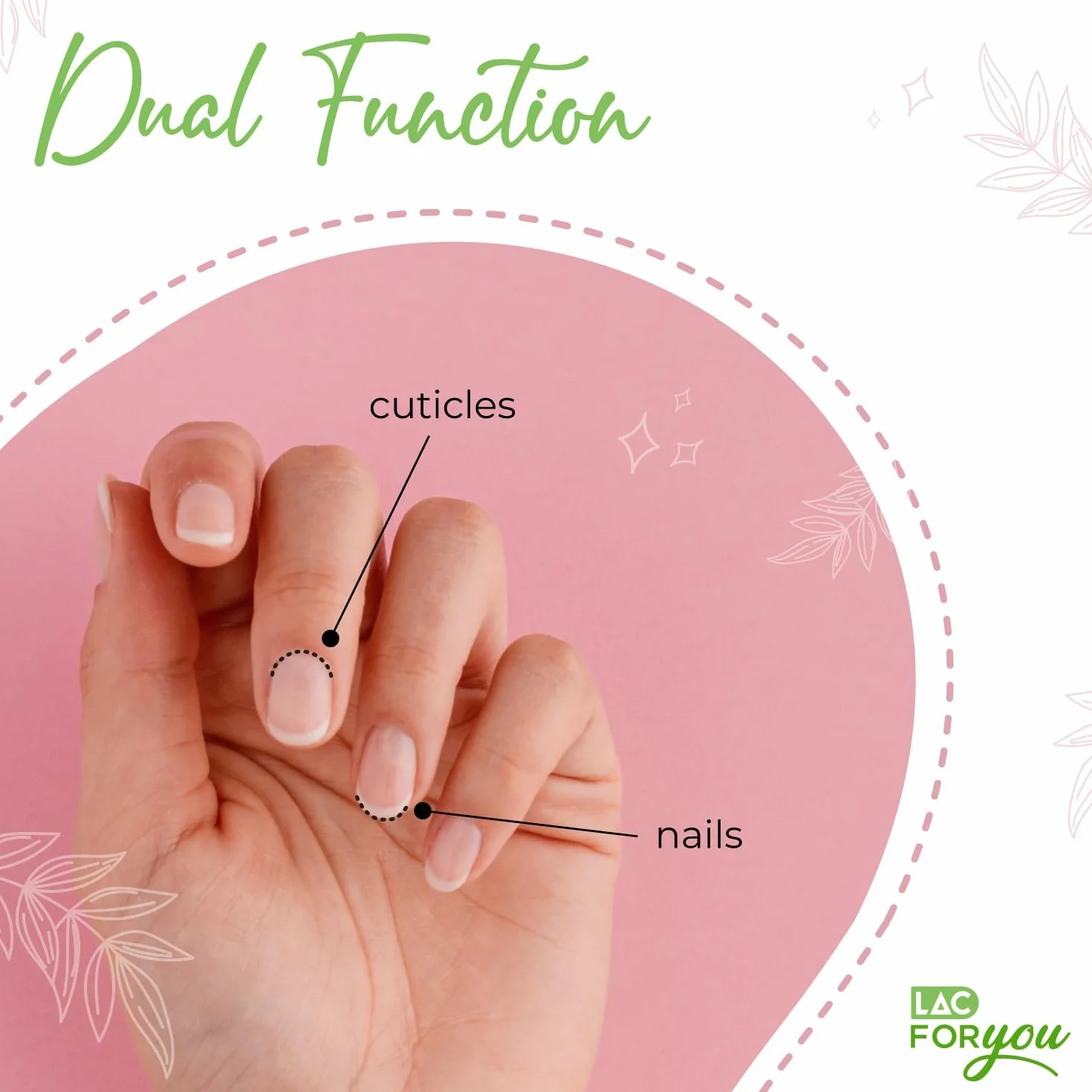 Nożyczki do paznokci i skórek ze stali nierdzewnej 9 cm LAC profesjonalne do manicure i pedicure