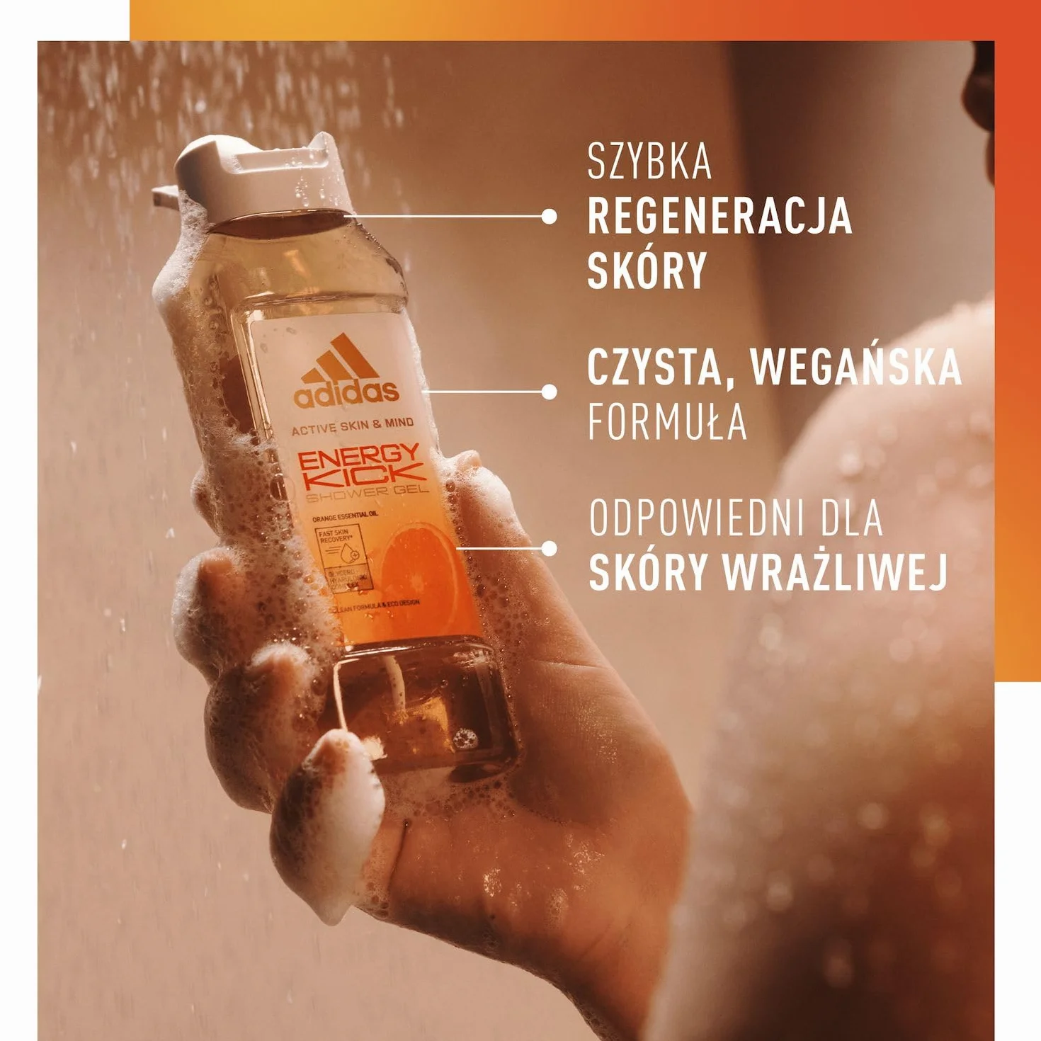 Adidas żel pod prysznic ENERGY KICK 400 ml
