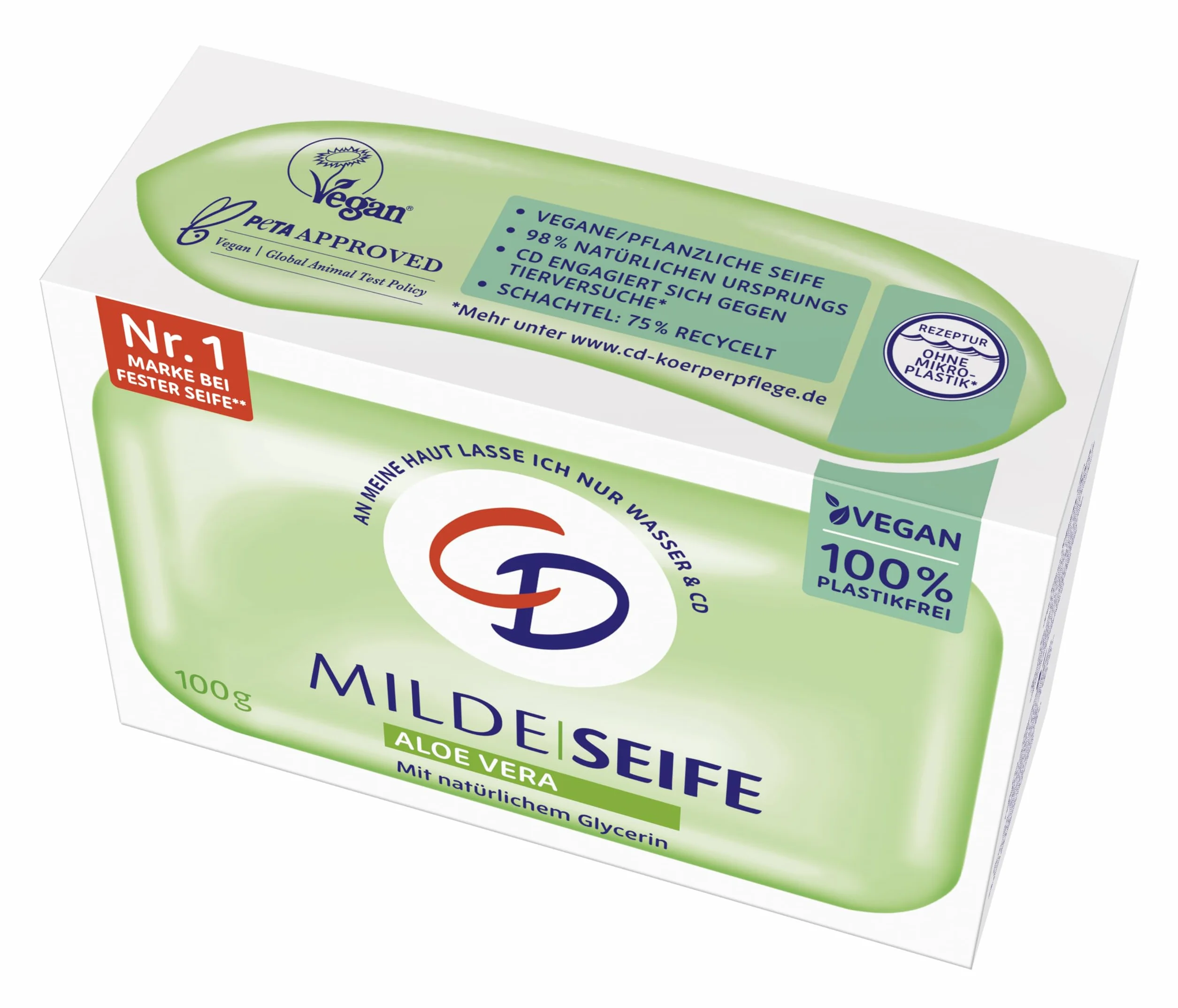 Mydło z aloesu 100 g wegańskie bez mikroplastiku