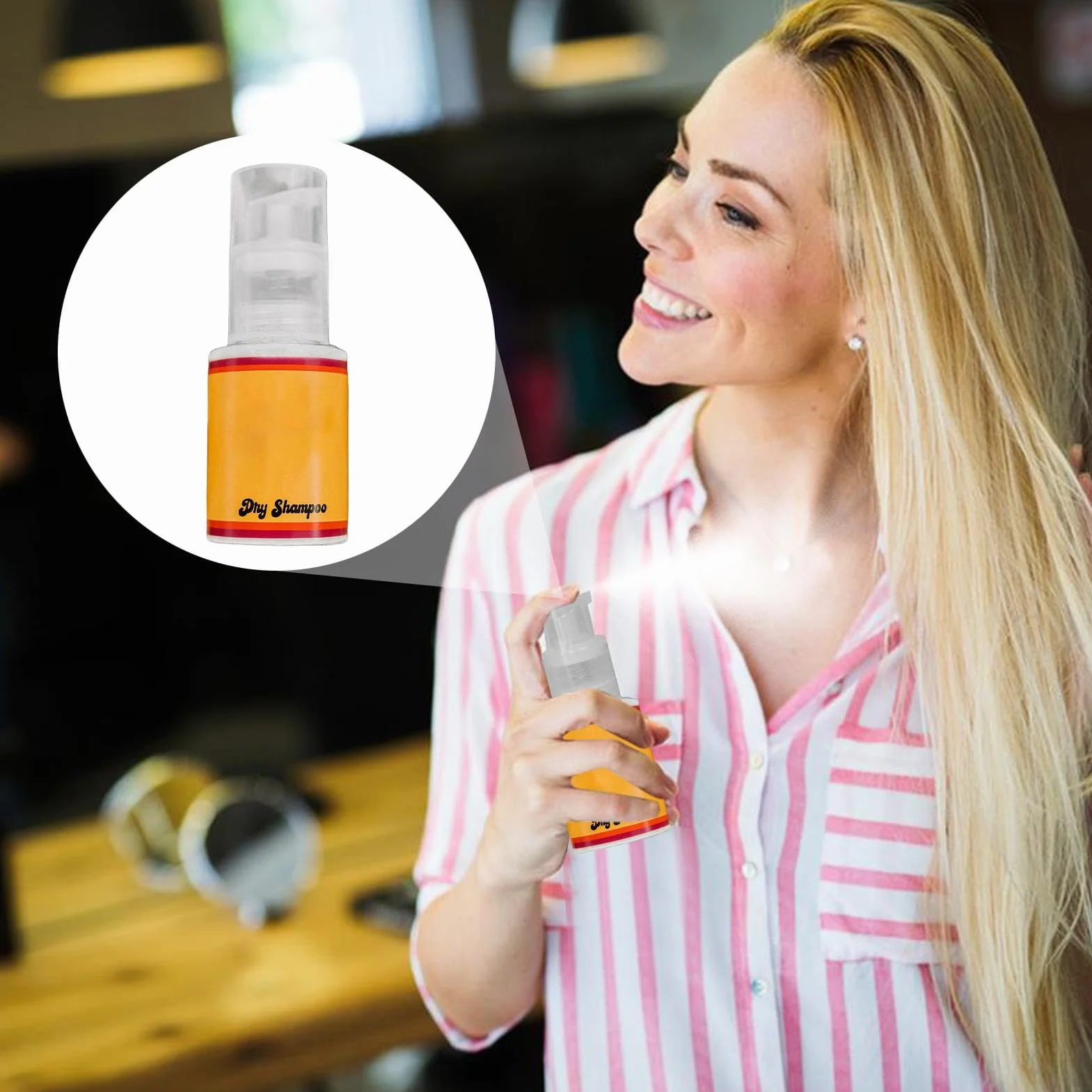 Szybki suchy szampon w proszku 60 ml do kontroli oleju