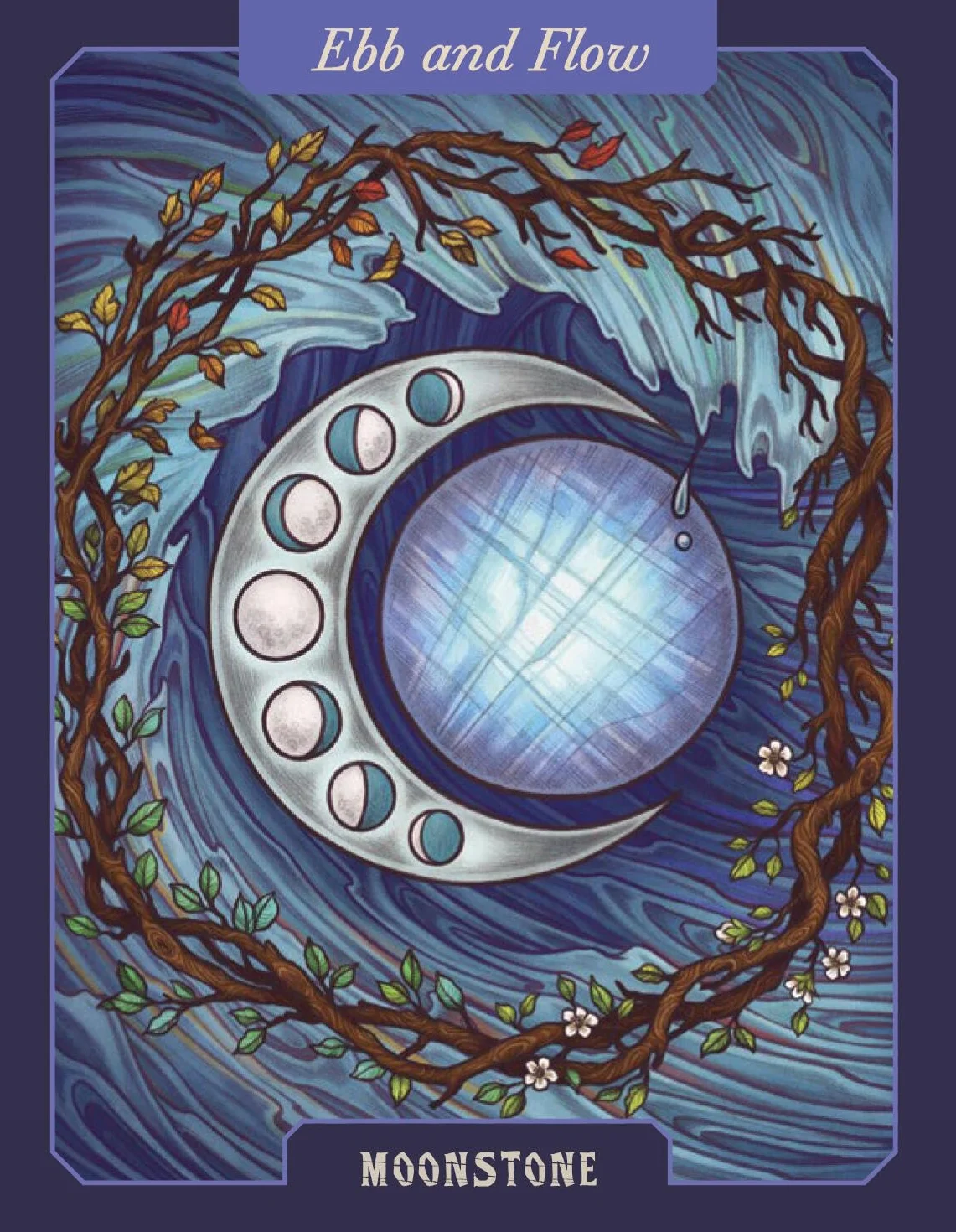 The Illustrated Crystallary Oracle Cards: 36-Card Deck of Magical Gems & Minerals