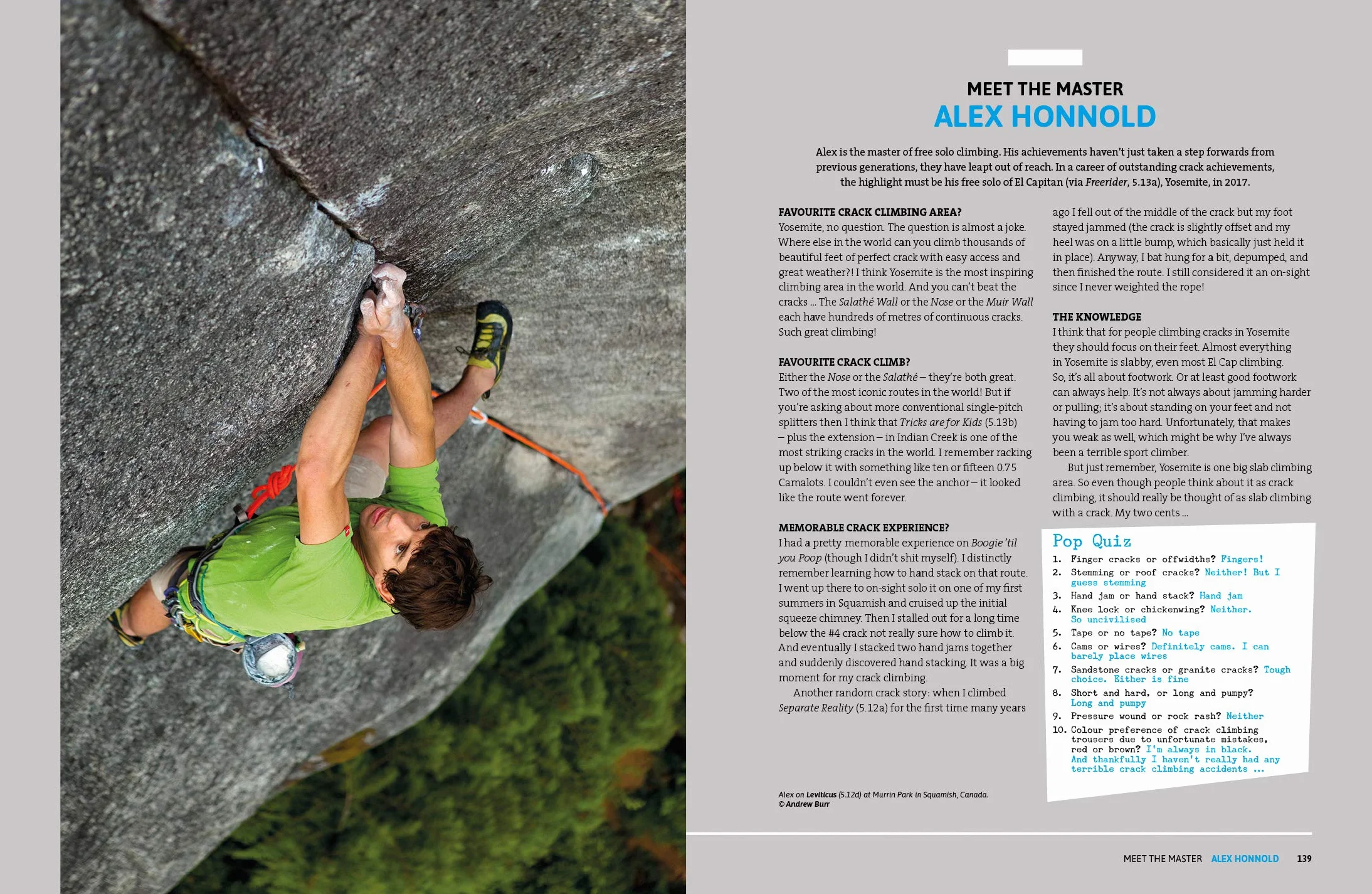 Crack Climbing: Mastering the skills & techniques