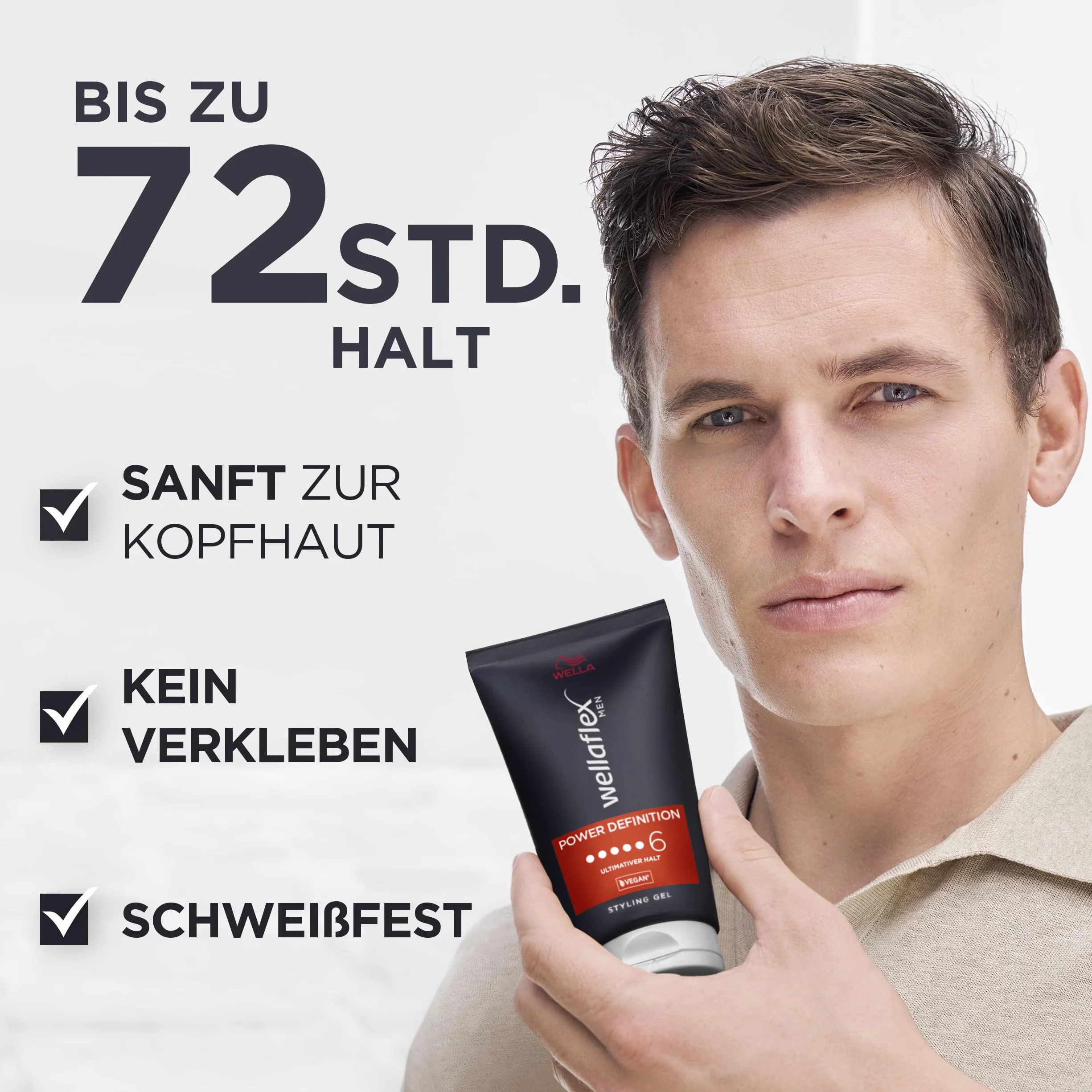 Wellaflex Men Power Definition Żel do Włosów, 150 ml