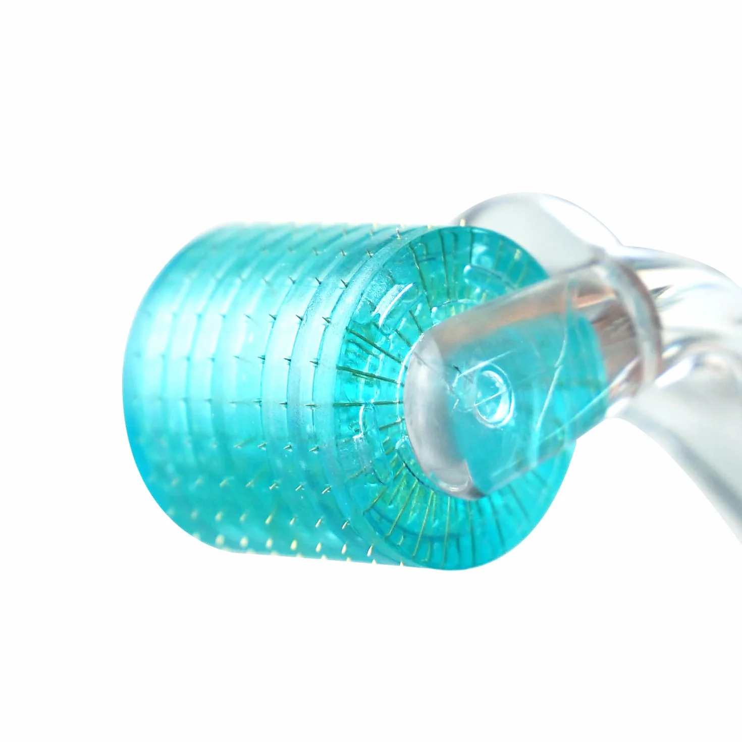 Derma roller 1,0 profesjonalny mikronażylacz z 200 igłami tytanowymi do włosów brody twarzy i ciała