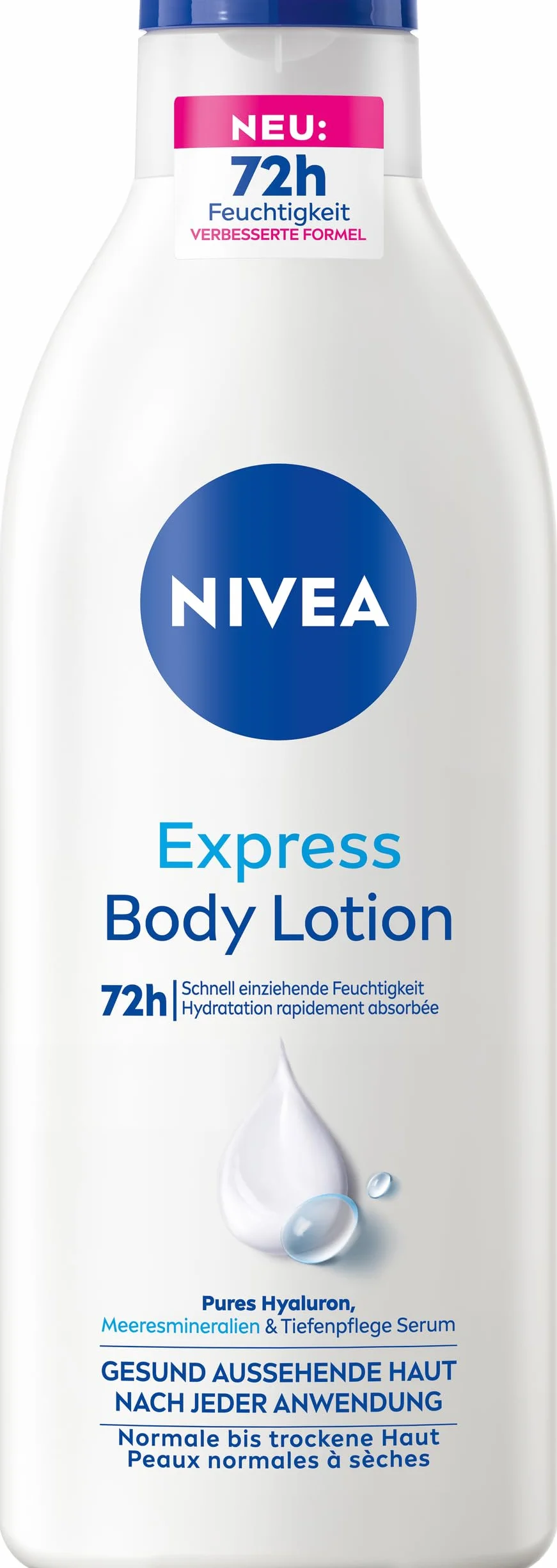 NIVEA Express balsam do ciała z kwasem hialuronowym i minerałami morskimi 400 ml