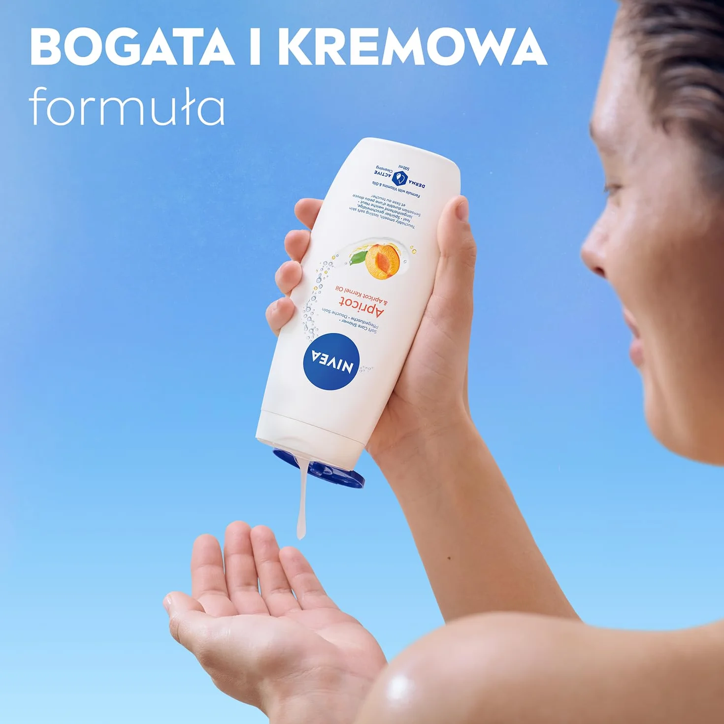 NIVEA Żel pod prysznic Apricot & Apricot Seed Oil z witaminami C i E 500 ml
