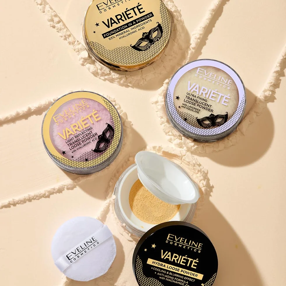 Eveline Cosmetics Sypki puder odbijający światło