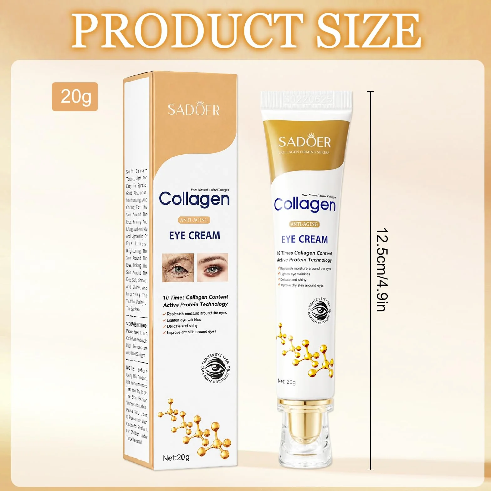 Rapid Wrinkle Repair krem pod oczy z kolagenem retinolem i kwasem hialuronowym przeciw zmarszczkom