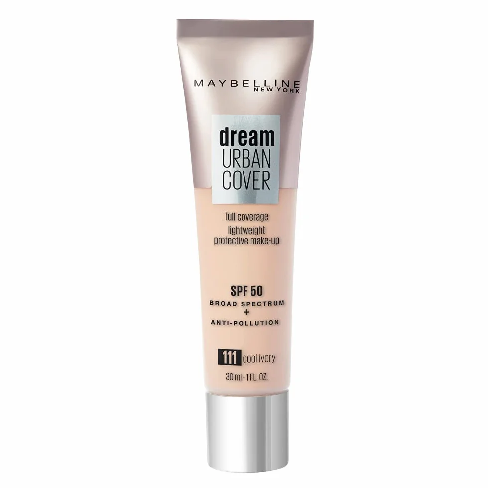 Maybelline Dream Urban Cover Full Coverage Foundation 30ml 111 Cool Ivory