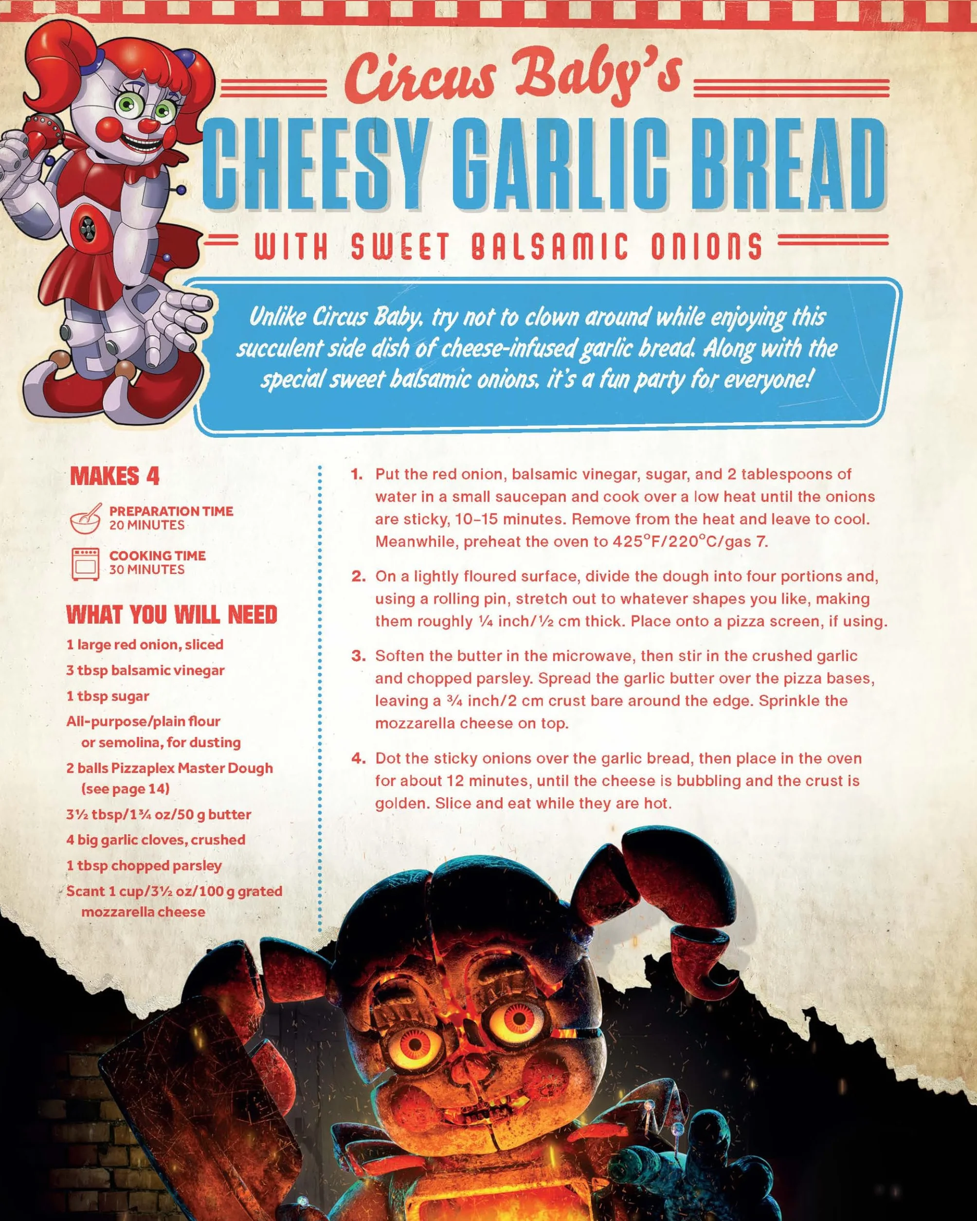 The Official Five Nights at Freddy's Cookbook: An Afk Book