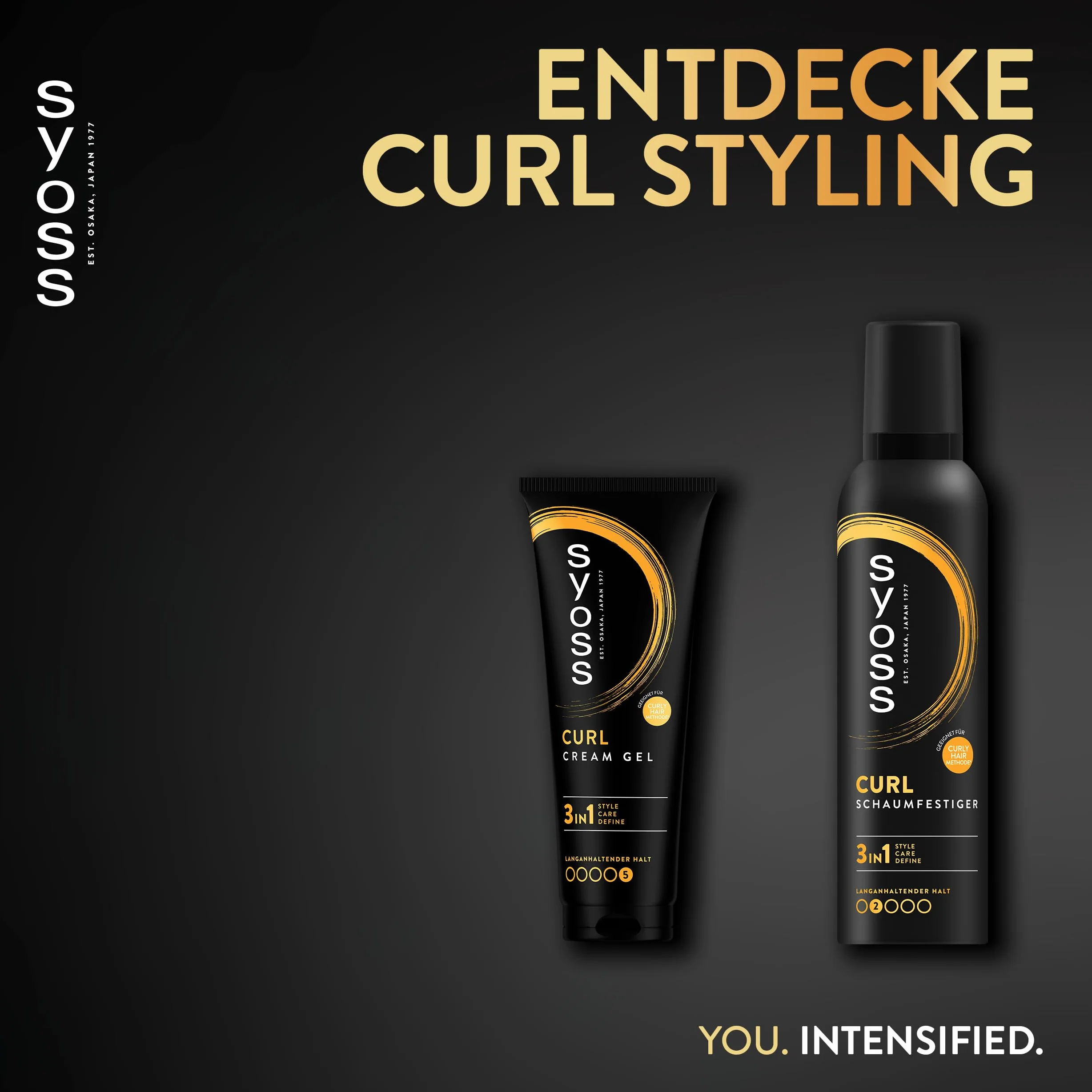 SYOSS Curl pianka do włosów (250 ml), mus do loków z formułą 3 w 1 dla idealnie zdefiniowanych loków i fal, pianka do loków z kompleksem witamin, pantenol i niacynamid dla wzmocnionej struktury włosów