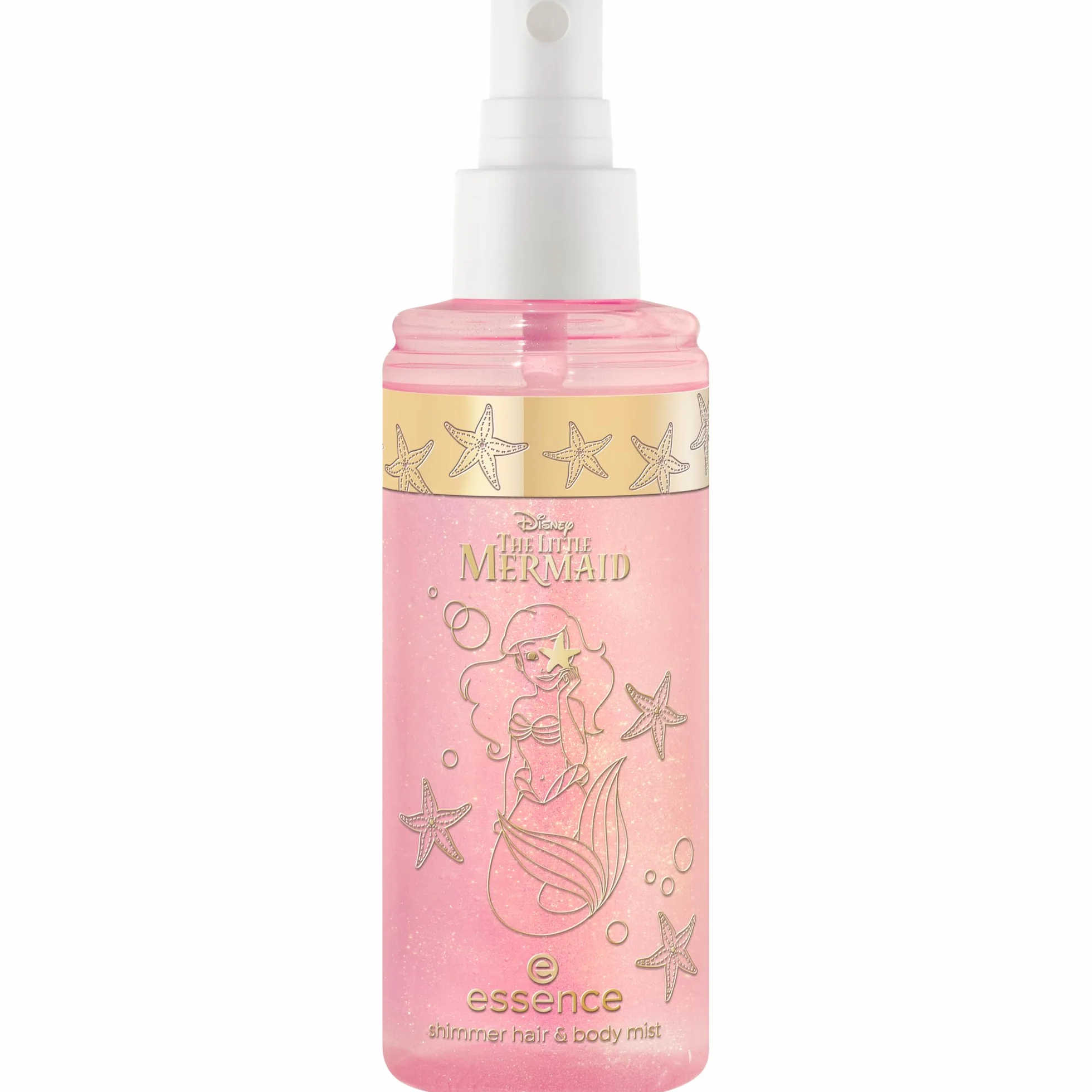 essence Rozświetlająca mgiełka do włosów i ciała Disney THE LITTLE MERMAID, mieniący się (100ml)