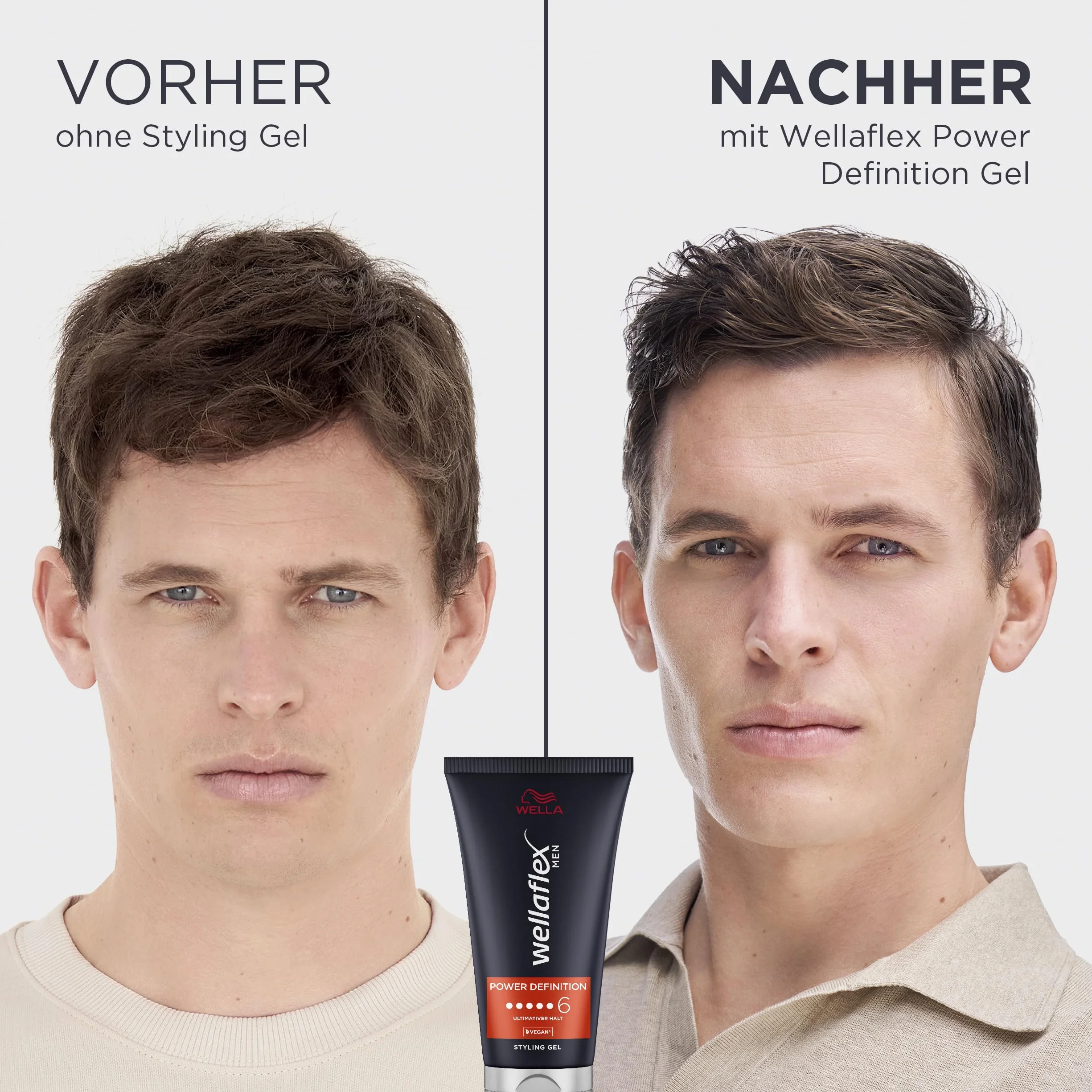 Wellaflex Men Power Definition Żel do Włosów, 150 ml