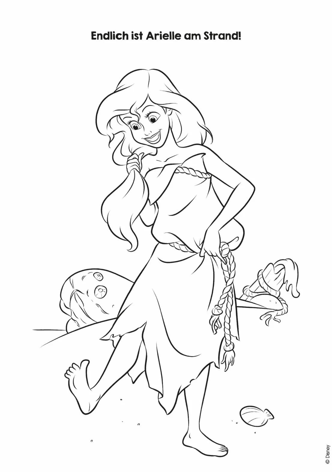 Disney Prinzessin: Unsere schönsten Malbilder: Komm mit ein eine zauberhafte Welt!