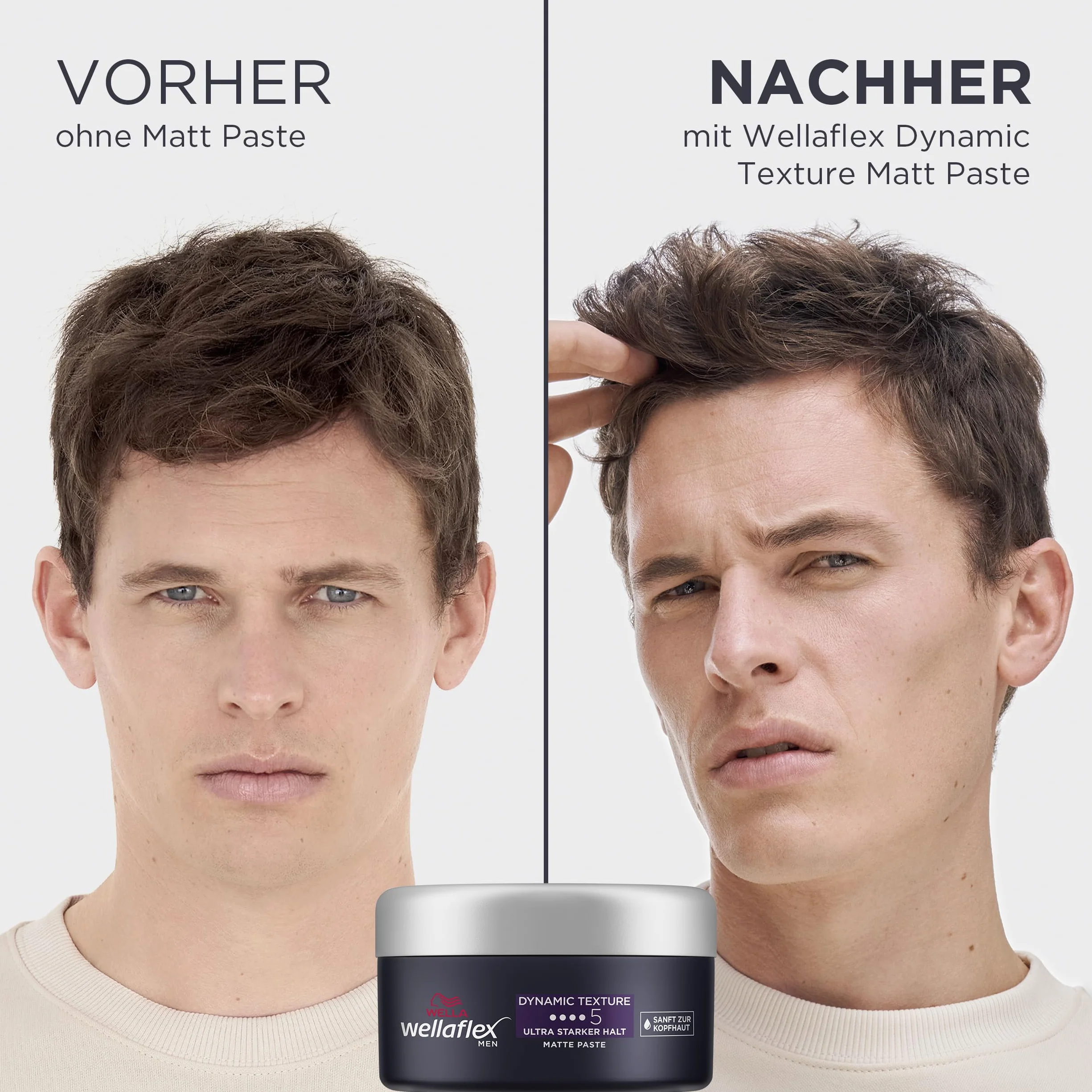 Wellaflex Men Dynamic Texture Żel do Włosów 75 ml