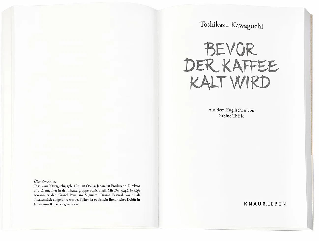 Bevor der Kaffee kalt wird: Die BookTok-Sensation / TikTok made me buy it!