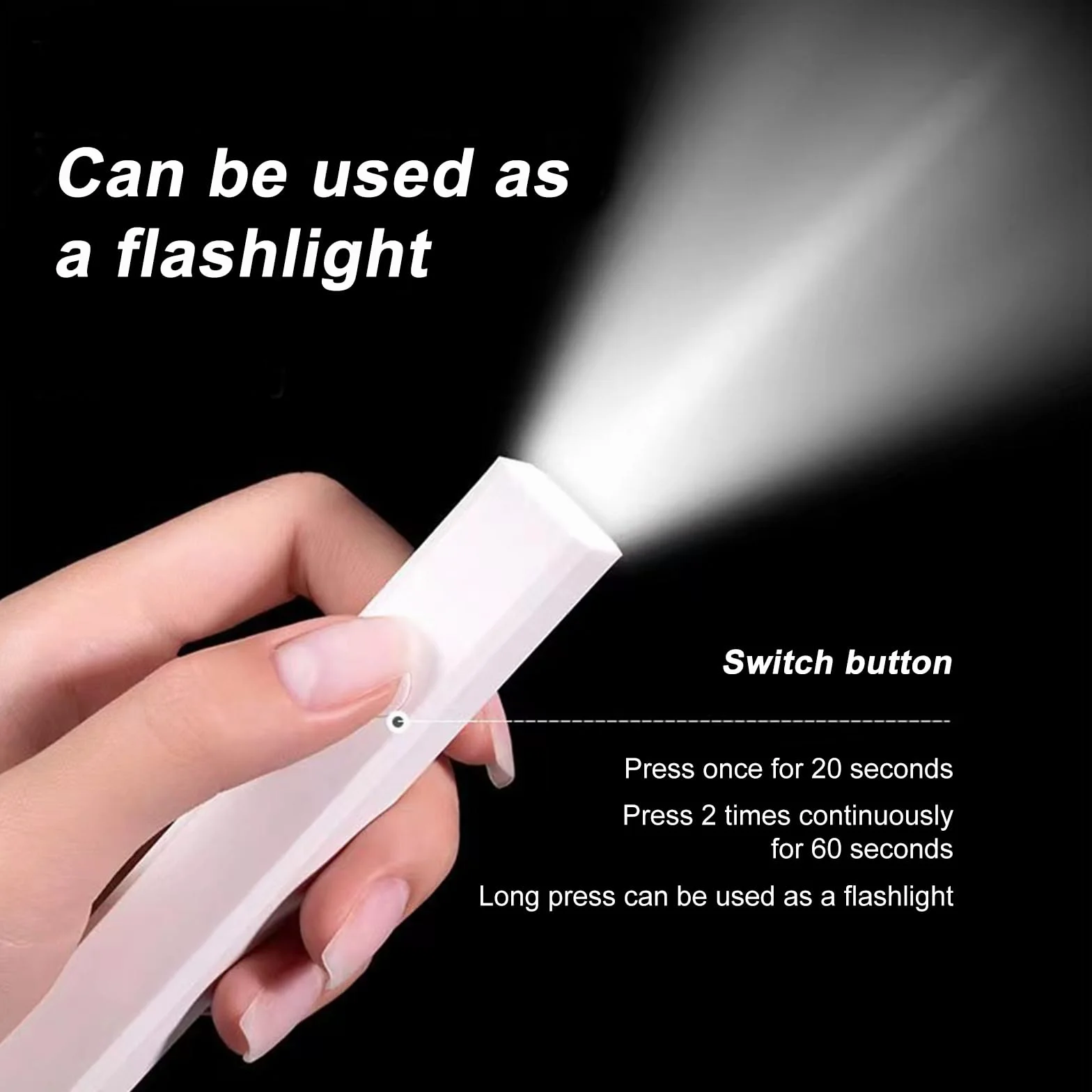 Mini lampa UV do paznokci żelowych LED przenośna szybkoschnąca