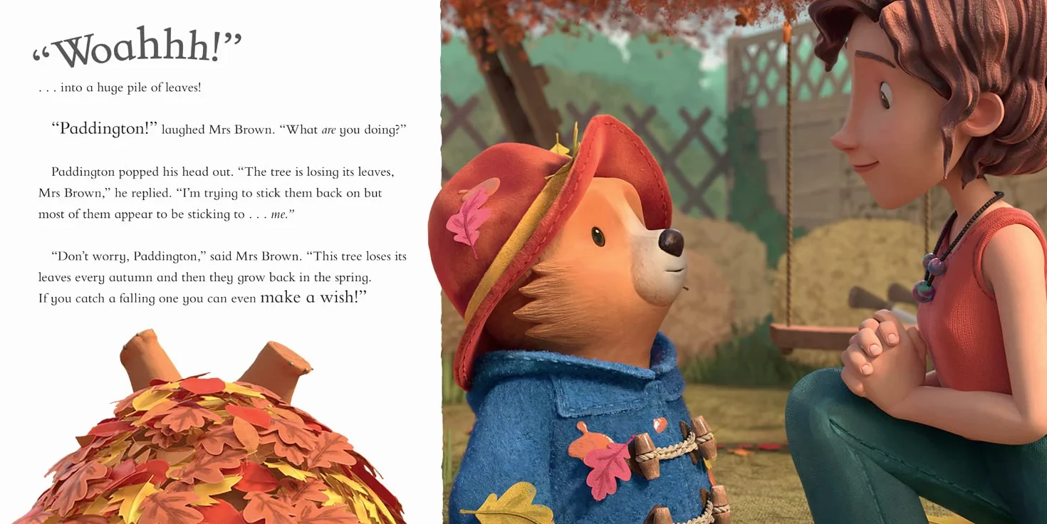 Falling Leaves: Read this brilliant, funny children’s book from the TV tie-in series of Paddington!