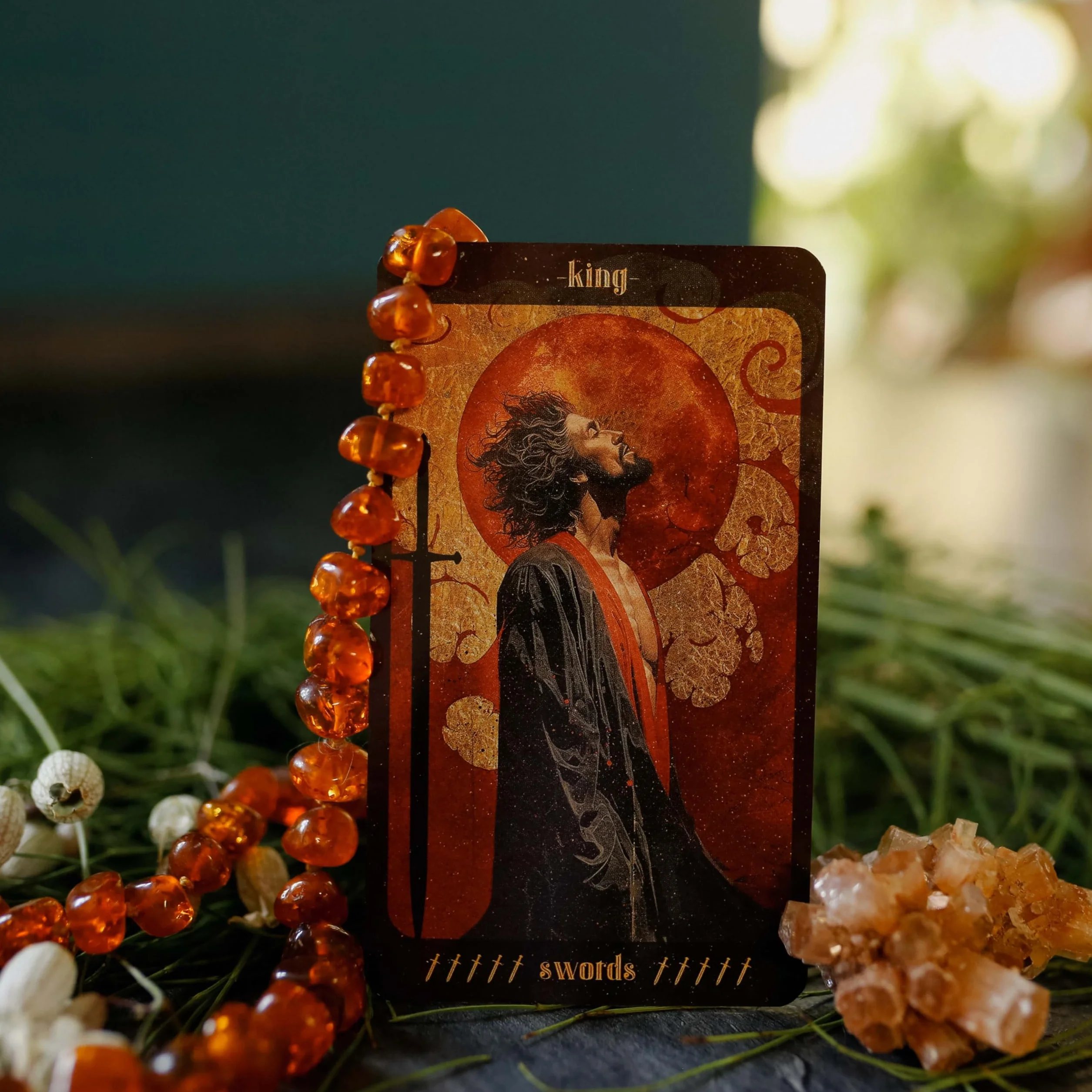 Amber Moon Tarot - 78 tarot cards and 80-page booklet (English)