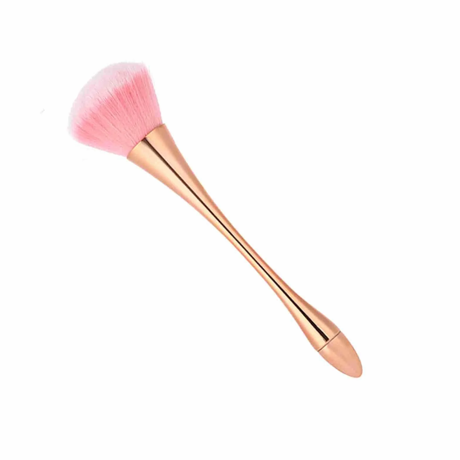 Generic Pędzel do Paznokci, Wielofunkcyjne Narzędzie do Paznokci, Dobrze Zaprojektowane do Domu Manicure Salon Salon Kosmetyczny (Różowe złoto)