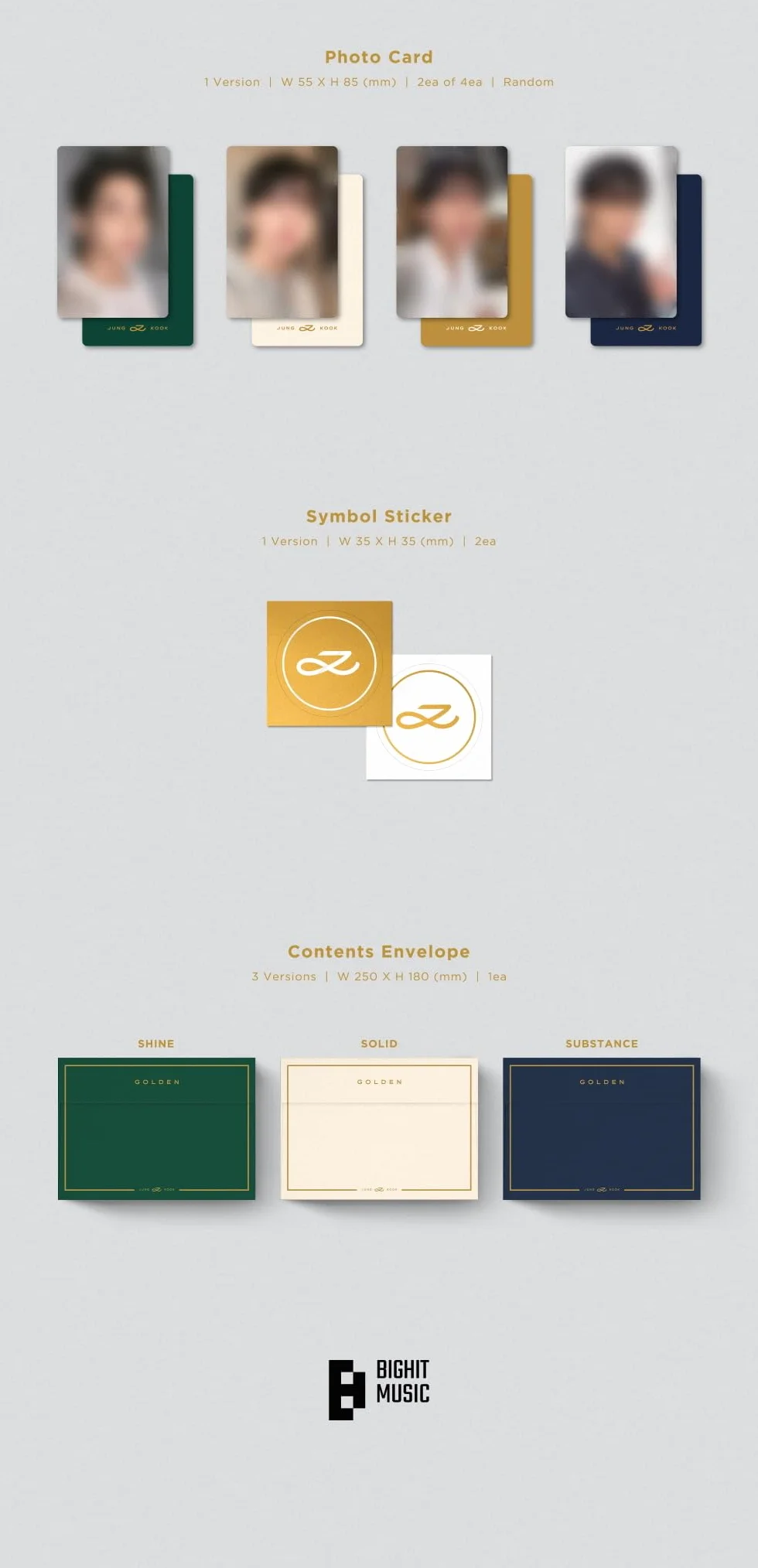 JUNGKOOK BTS Złoty 1. album solo wersja SUBSTANCJA
