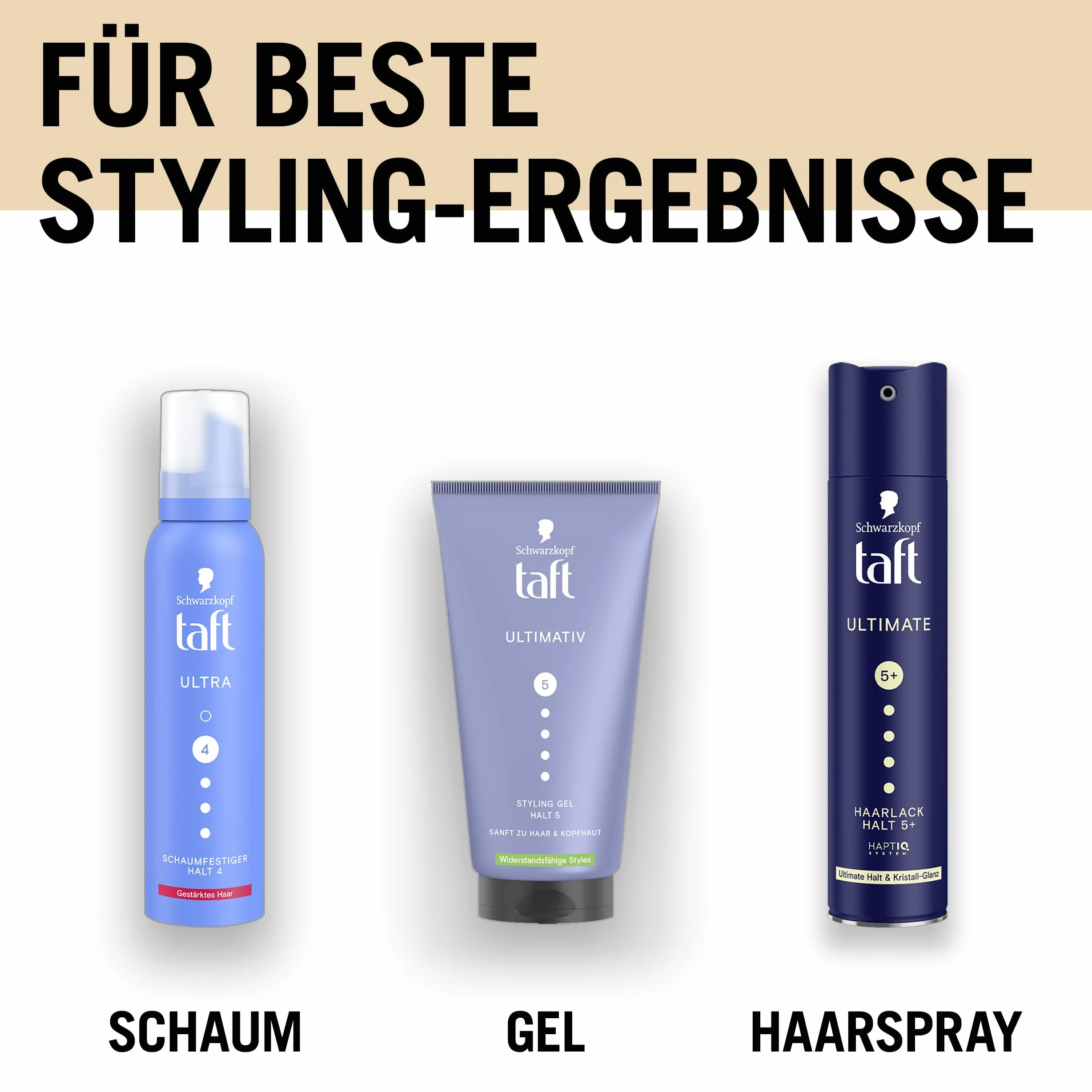 Schwarzkopf Taft Ultimate lakier do włosów (250 ml), trwałość 5+ + stylizacja włosów, lakier do wszystkich rodzajów włosów, najwyższa przyczepność i krystaliczny połysk, wegańska formuła