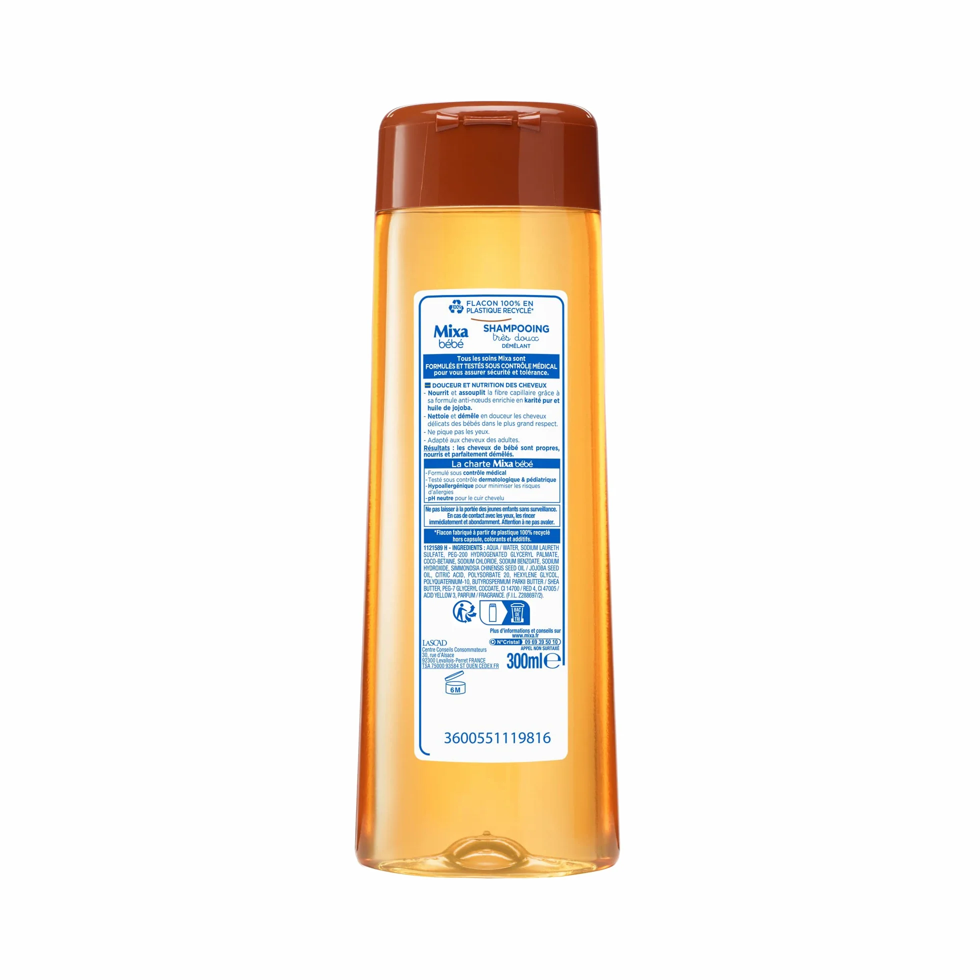 Mixa Baby Shampoo Rozplątywanie Bardzo Miękkie Shea 300ml
