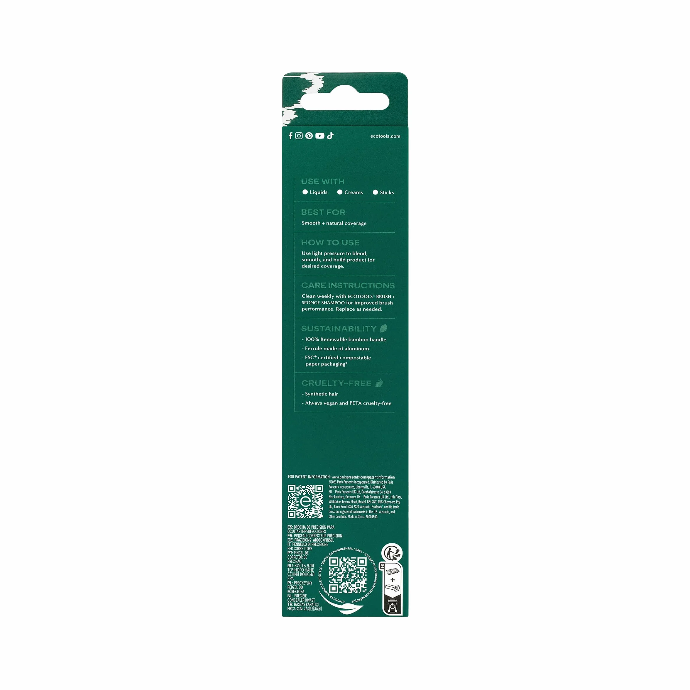 EcoTools Precyzyjny korektor do makijażu, 1 sztuka