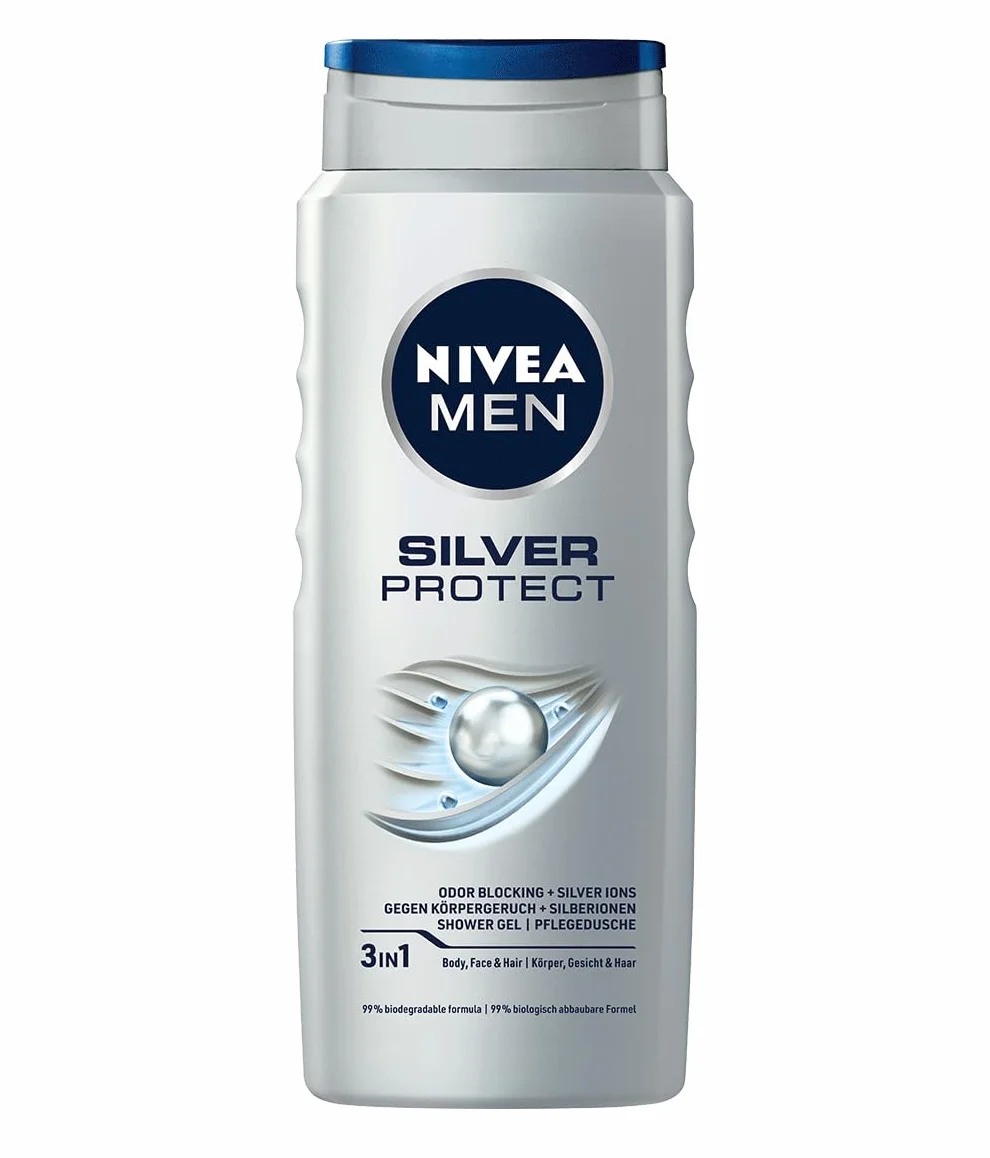 NIVEA MEN Silver Protect Antybakteryjny żel pod prysznic 500 ml