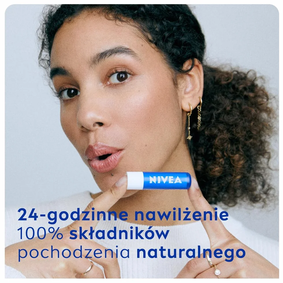 NIVEA Original Pielęgnująca pomadka do ust; 4,8 g