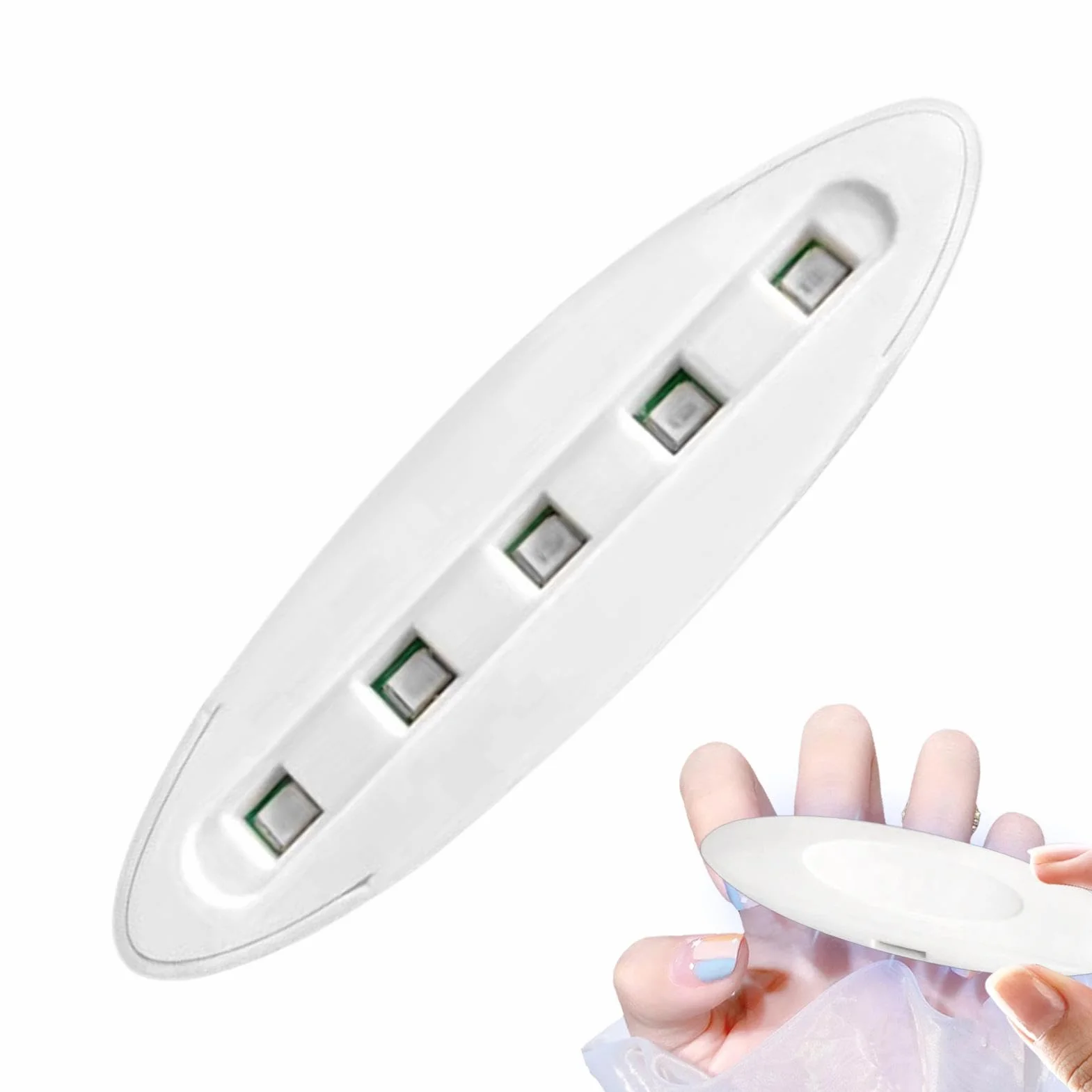 Nail Gel UV Light, LED Nail Dryer, Rapid Curing Device, Type C Charging Port, Home Manicure Salon Tool, Art Enthusiast Essential, Fast Drying Lamp, 2.95x0.79 Inches
