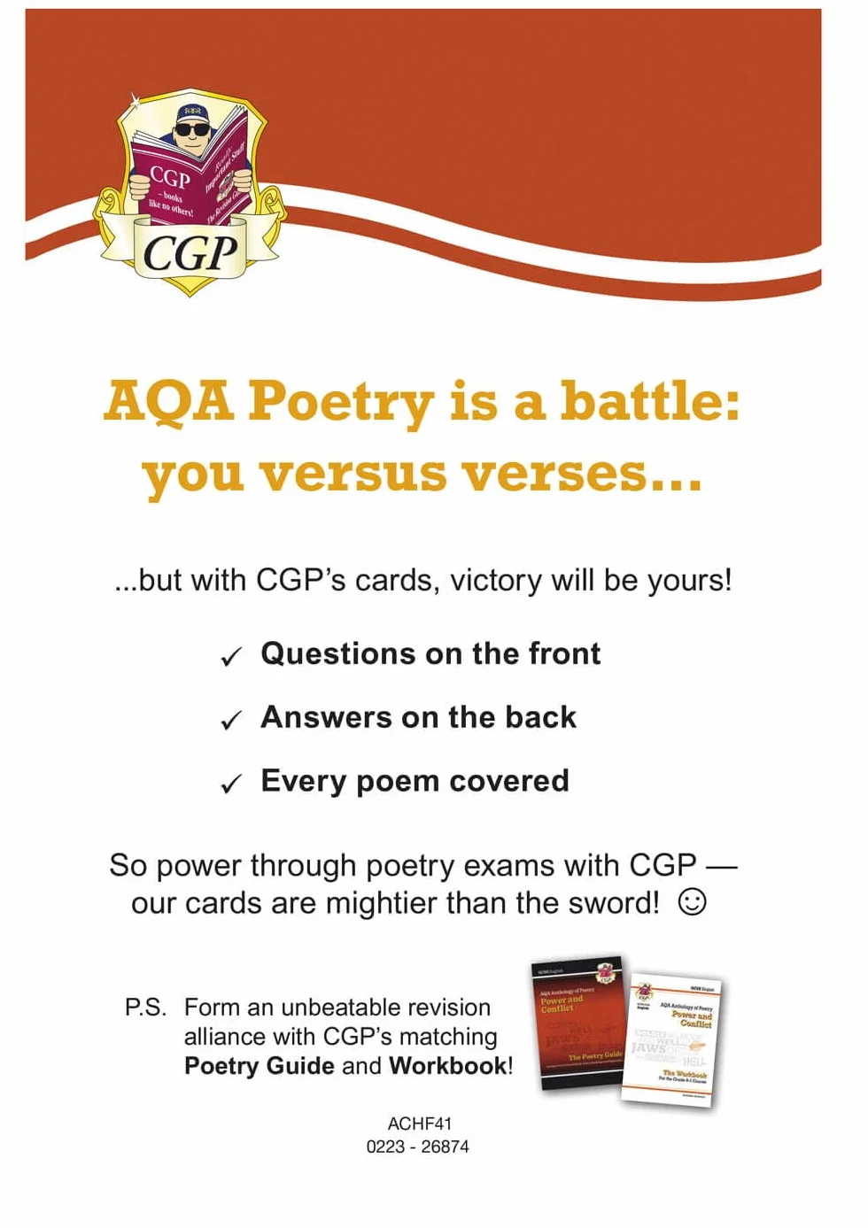 GCSE English: AQA Power & Conflict Poetry Anthology - Revision Question Cards