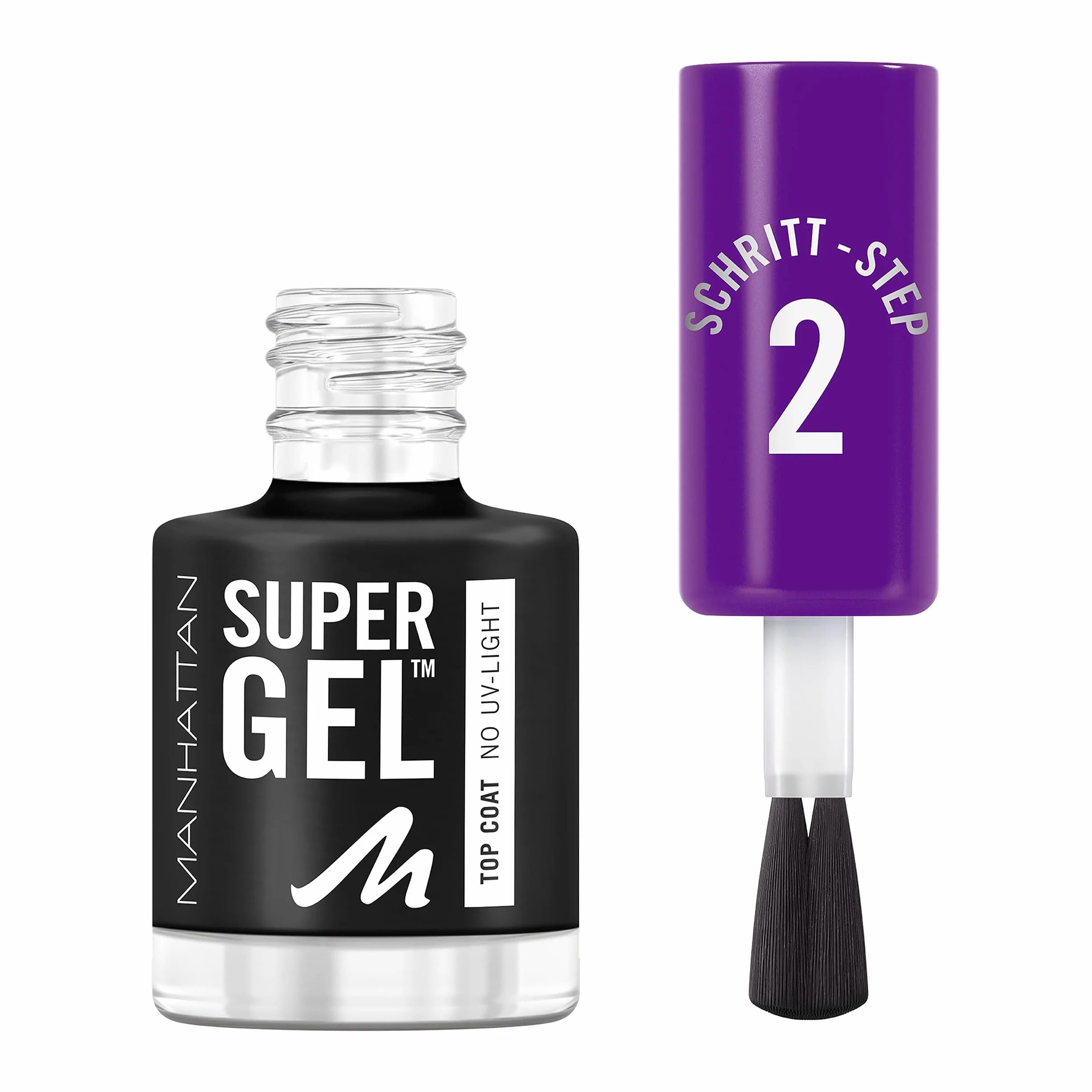 Manhattan Super Gel Top Coat Lakier do Paznokci Clear 12 ml