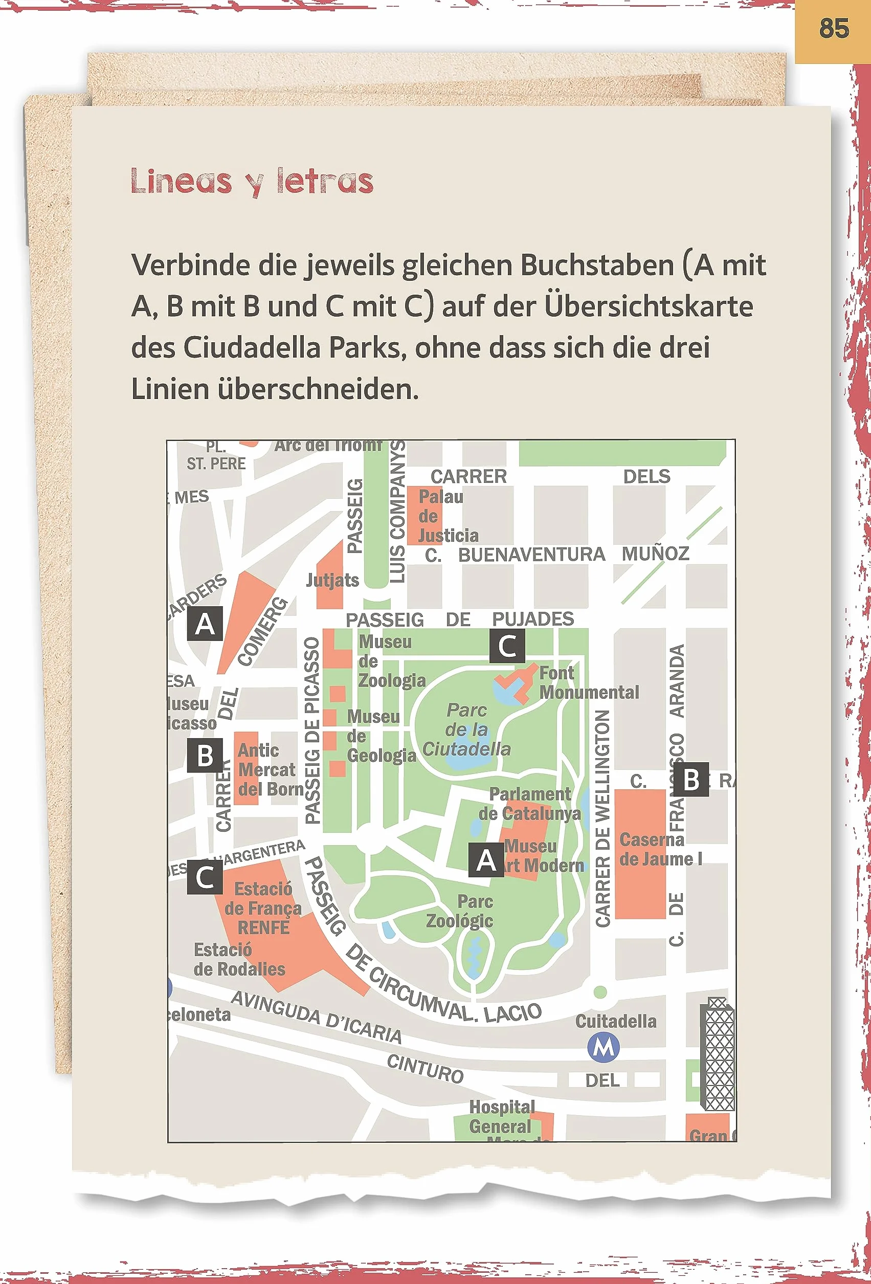 Desaparición en Barcelona: Rätseln, knobeln, Spanisch lernen