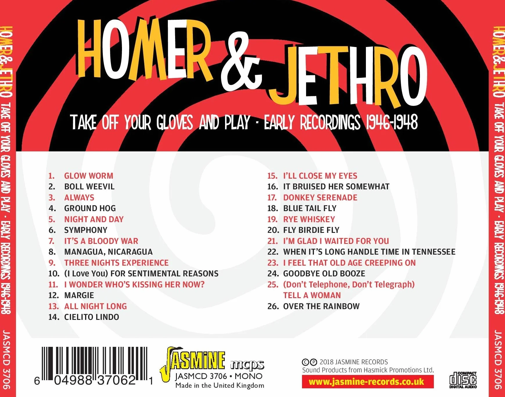 Take Off Your Gloves And Play: Early Recordings 1946-1948