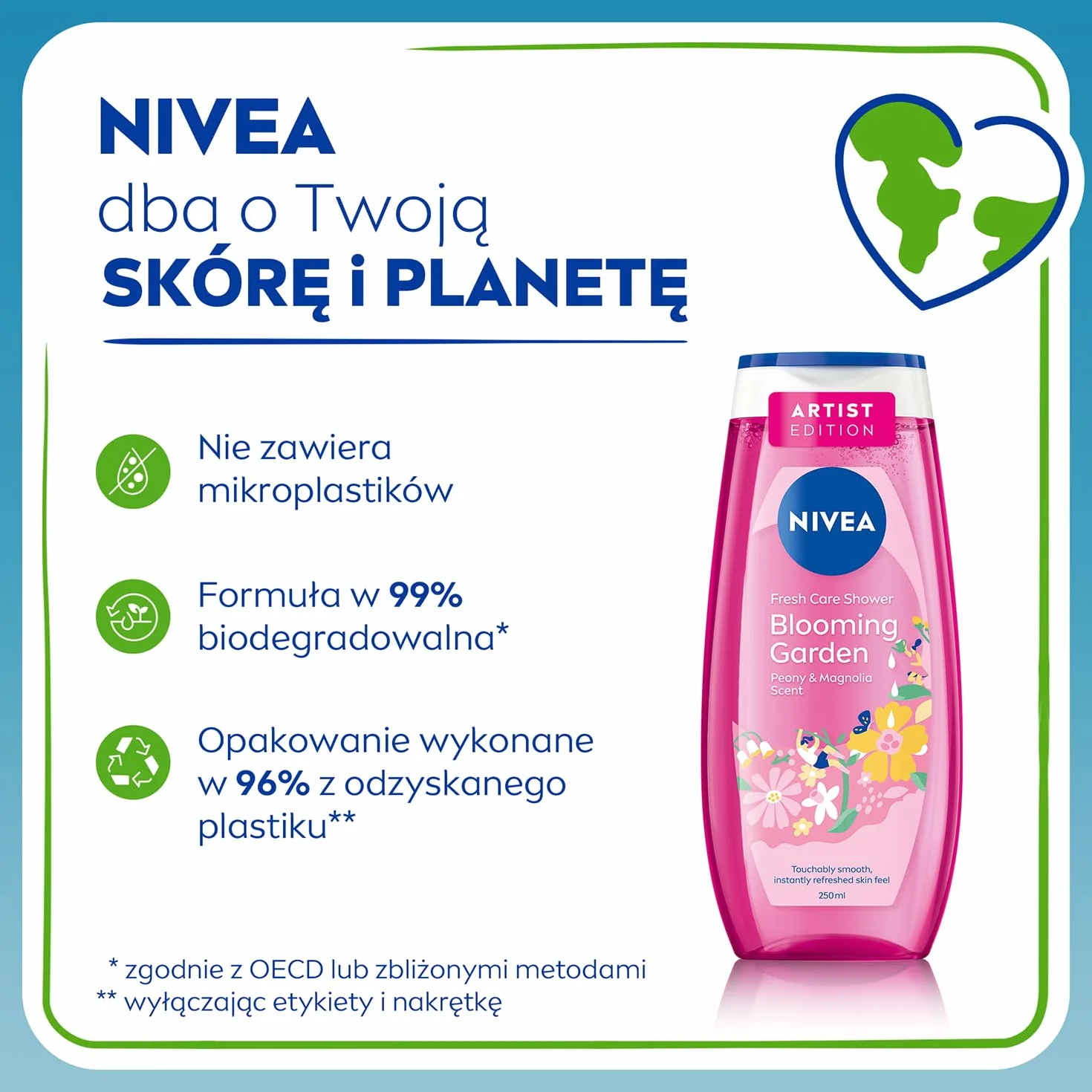 NIVEA Żel pod prysznic Blooming Garden 250ml