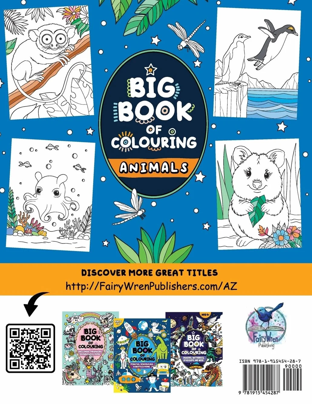 Big Book of Colouring: Animals: For Children Ages 4+
