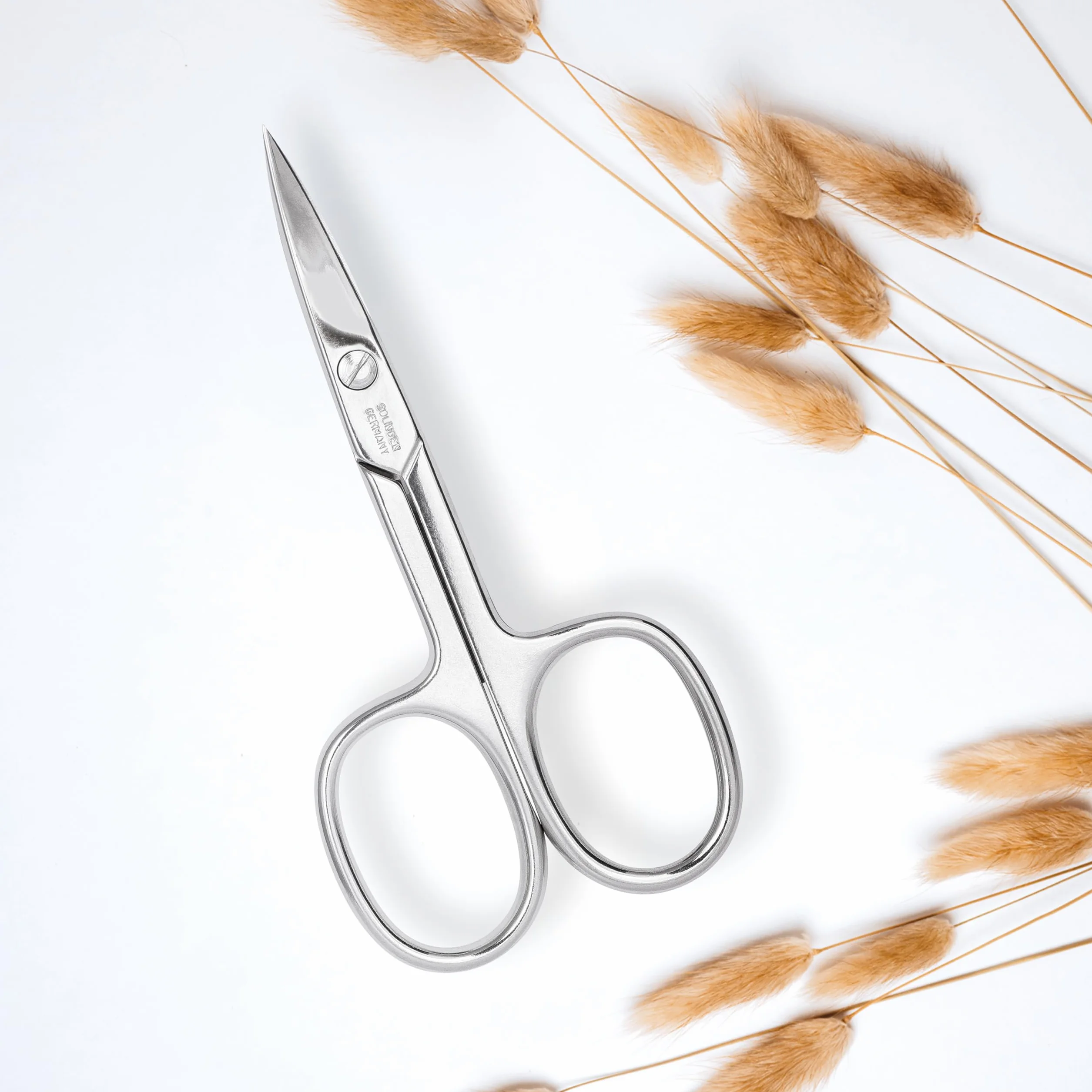 Niyok Nożyczki do paznokci Solingen z powłoką bezniklową, bardzo ostre nożyczki – profesjonalna pielęgnacja paznokci do manicure, opakowanie bez plastiku, Made in Germany