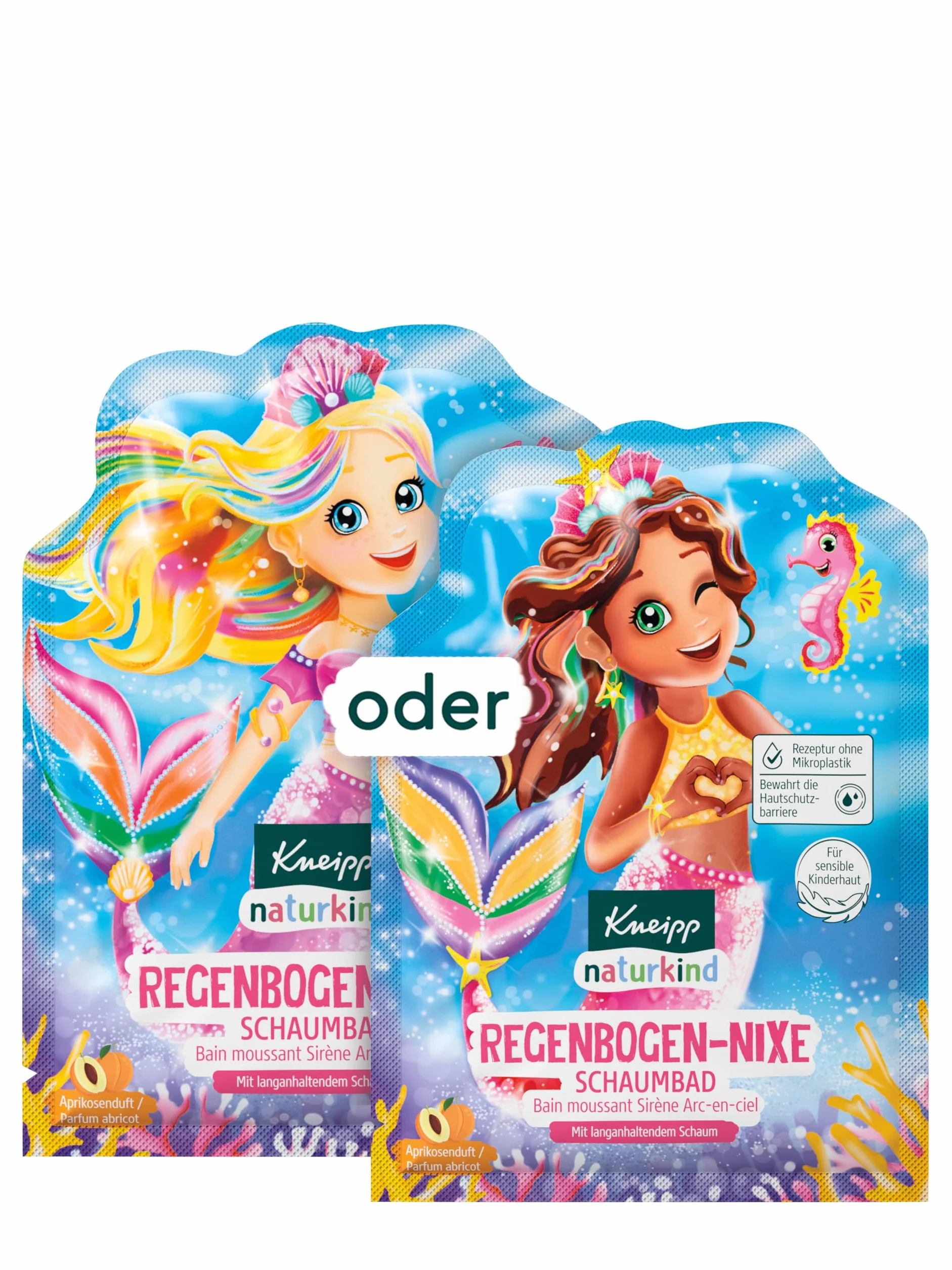 Kneipp Naturkind zestaw upominkowy tęczowa magia 3 x 40 ml prezent dla syren i fanów jednorożców
