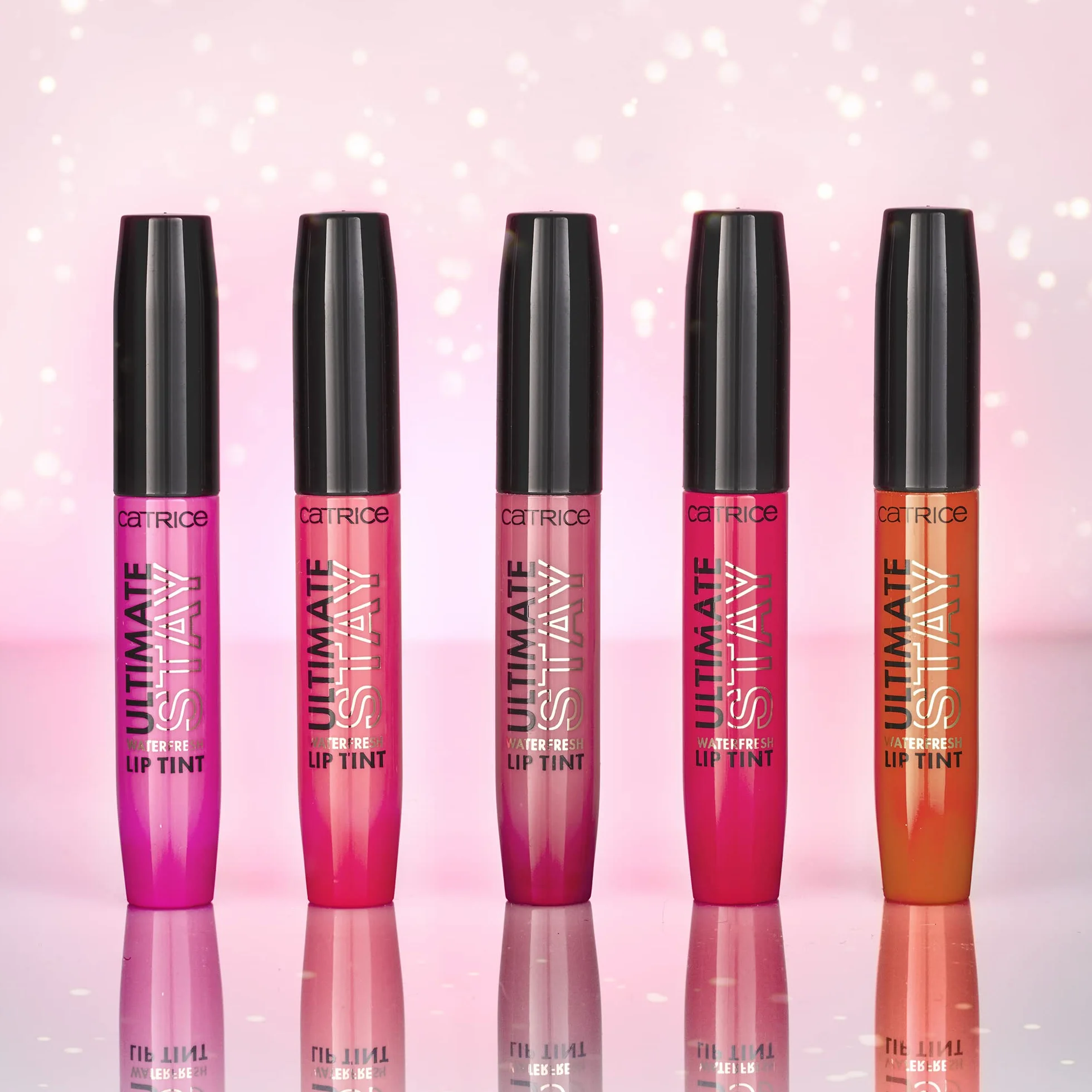 Catrice Ultimate Stay Waterfresh Lip Tint, błyszczyk do ust, nr 040, różowy, nawilżający, długotrwały, pielęgnujący, intensywny, intensywny kolor, wegański, bez perfum, bez oleju, bez alkoholu, 1