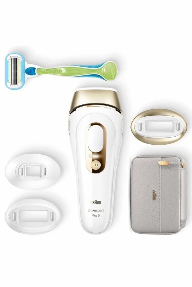 Braun Silk·expert Pro 5 PL5257 IPL do usuwania włosów z głowicą szeroką i precyzyjną