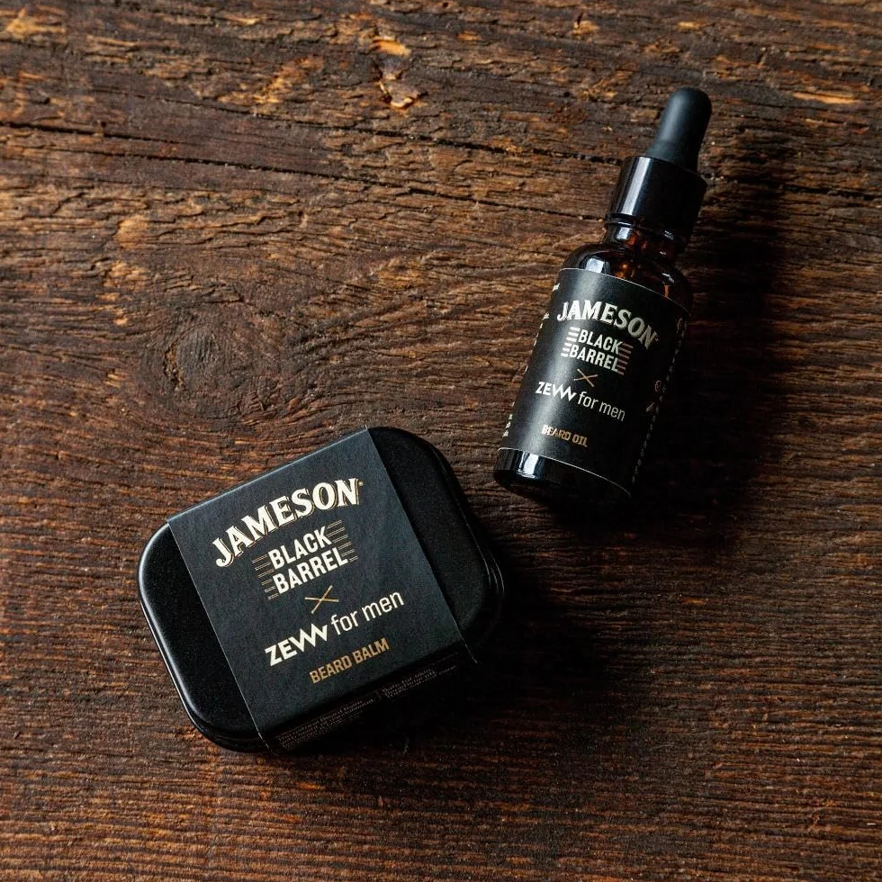 Jameson Black Barrel Balsam do Brody 80ml Nawilżający Beard Balm Whiskey Cytrusów
