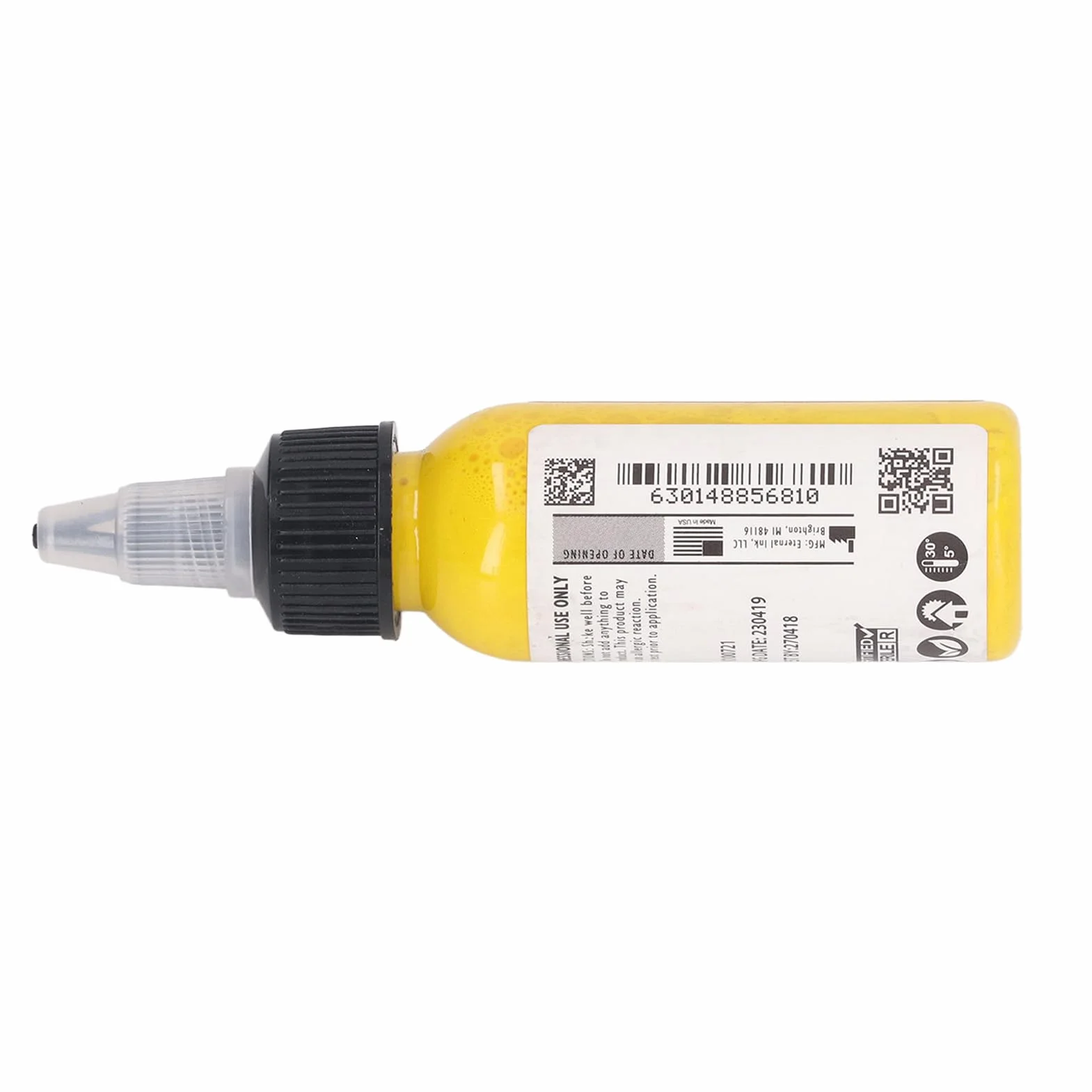 30 ml tusz do tatuażu do ćwiczeń 30 ml wysoka pigmentacja długotrwały pigment tatuaż profesjonalny kolor do makijażu tatuażu dostawa (jasnożółty)