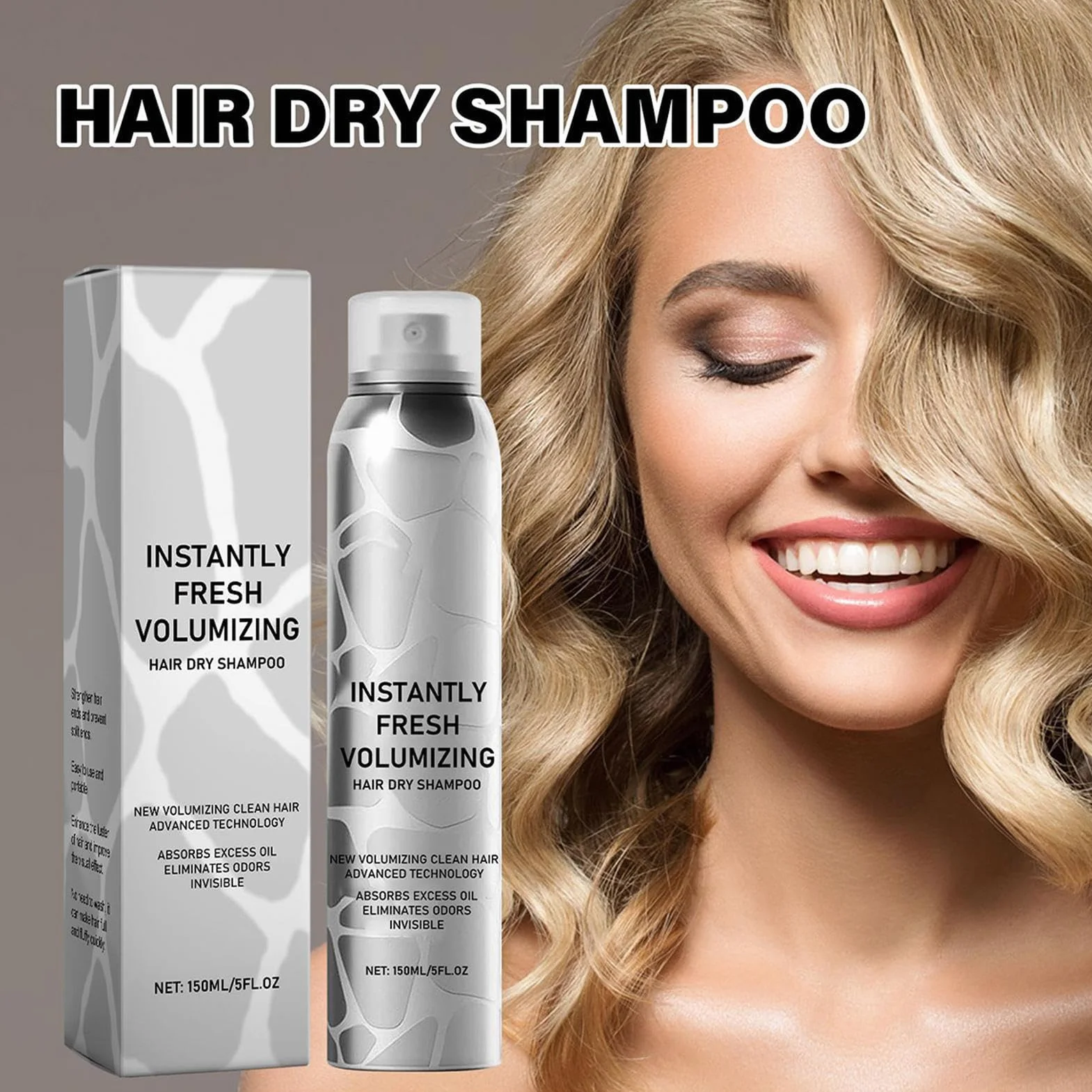 Suchy szampon dla kobiet Instantly Freshes Volumizing Hair Dry Szampon podróżniczy objętość