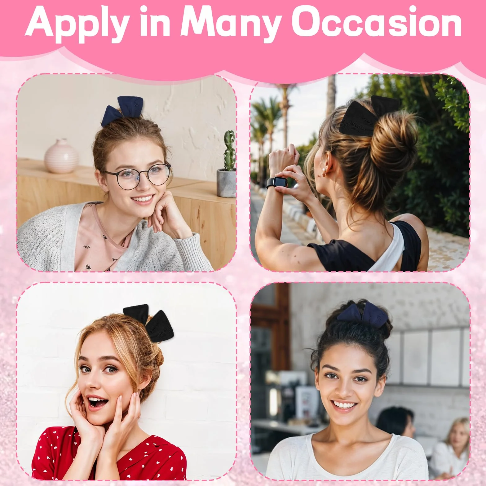Thinp French Twist Hair Bun Maker 3 sztuki wałek do włosów wielokrotnego użytku